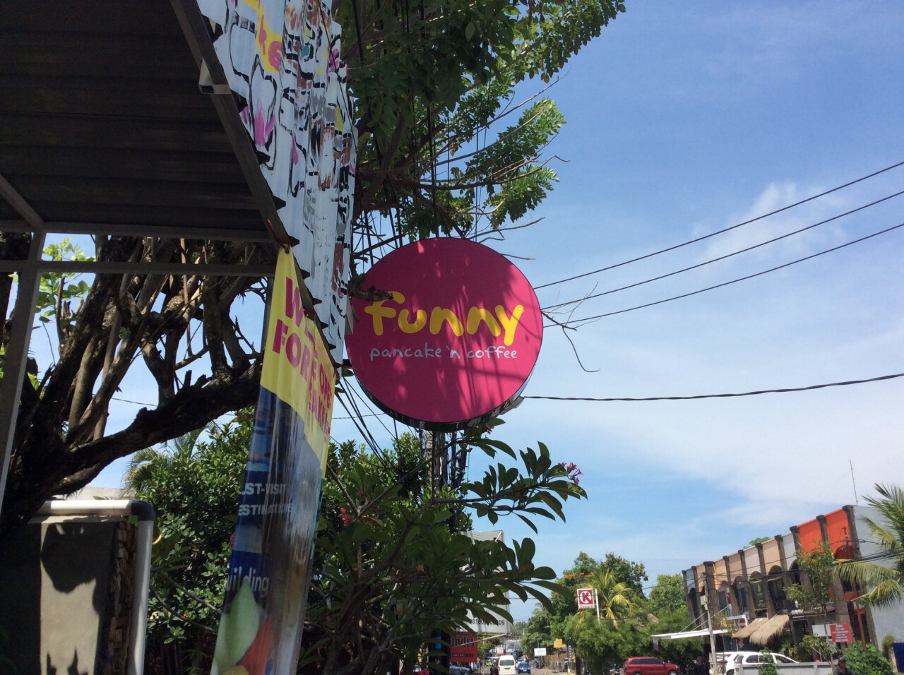 Funny pancake'n coffee