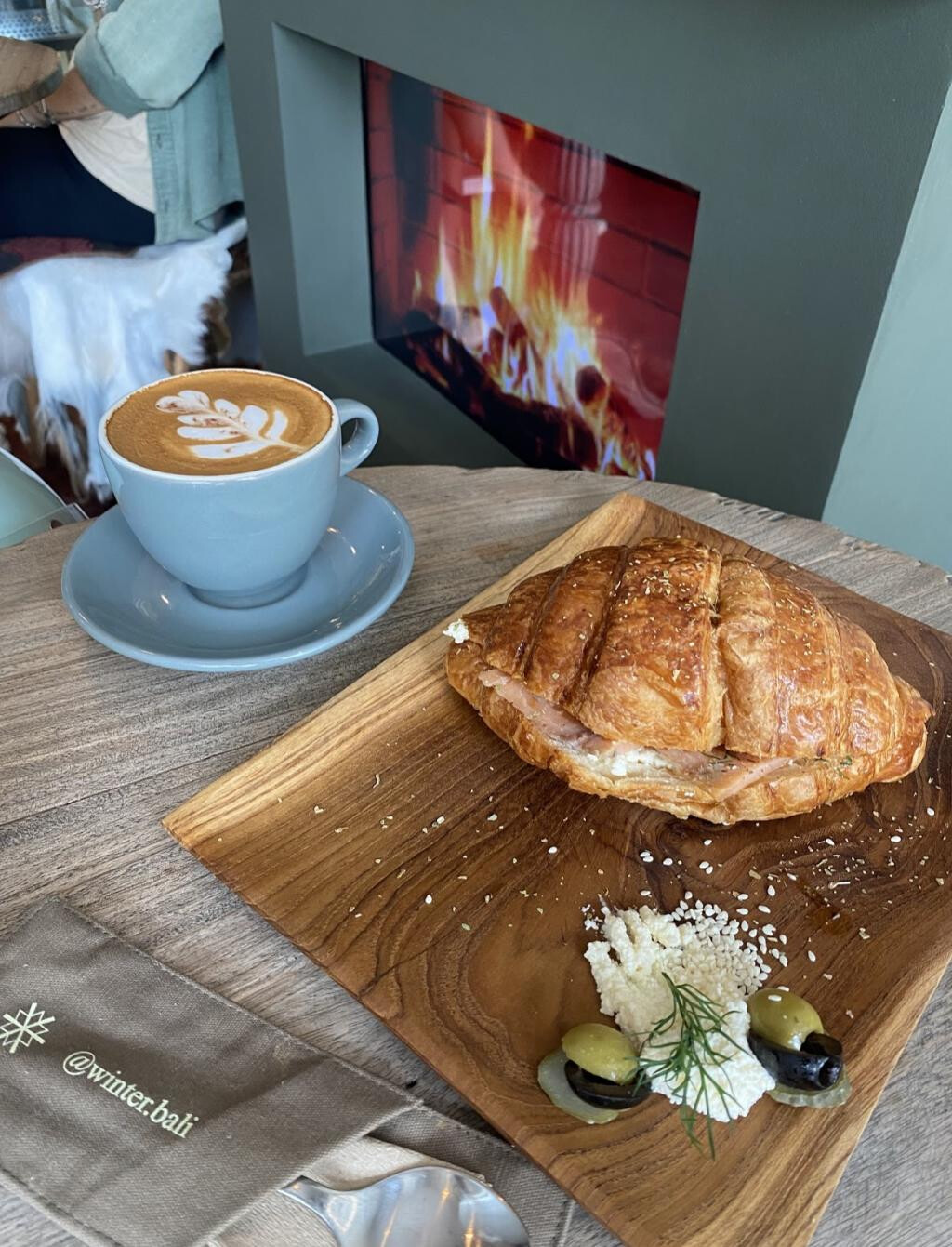 Winter cafe