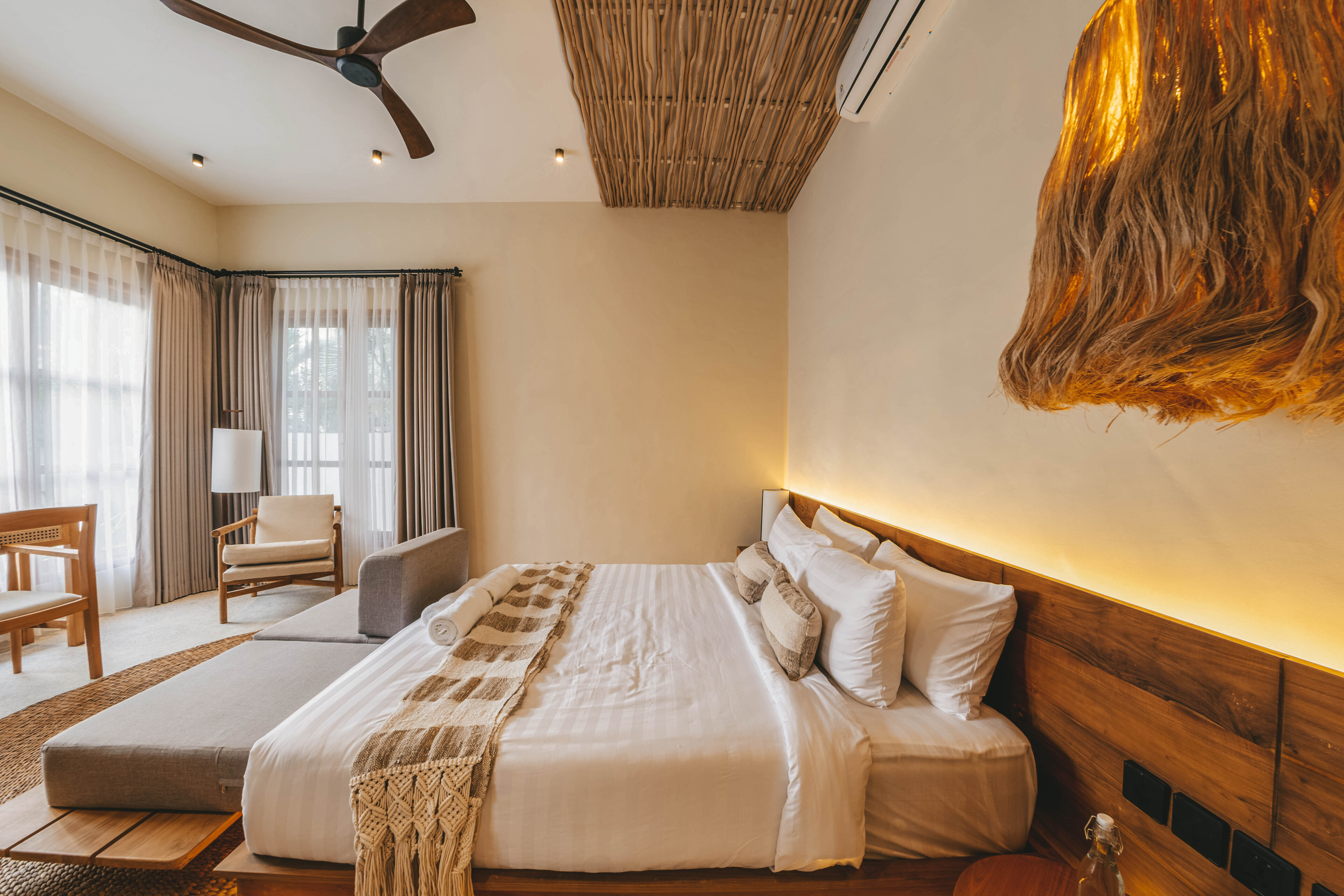 Вилла ,расположенная в уединенном и тихом месте. Убуд 2 спальни