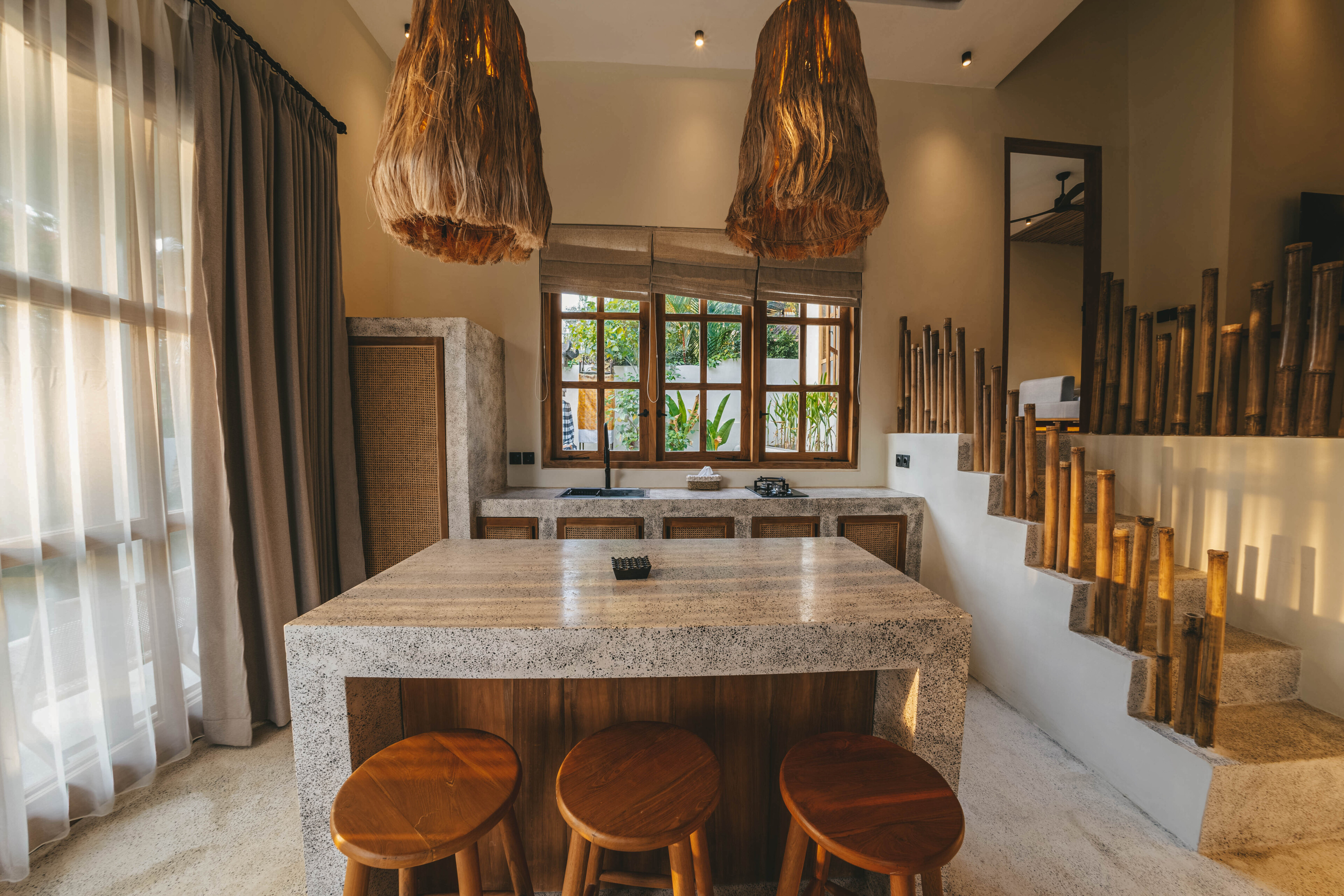 Вилла ,расположенная в уединенном и тихом месте. Убуд 2 спальни