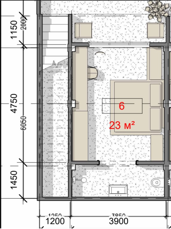 Апартаменты ubud central oasis Убуд 23м² 1 спальня