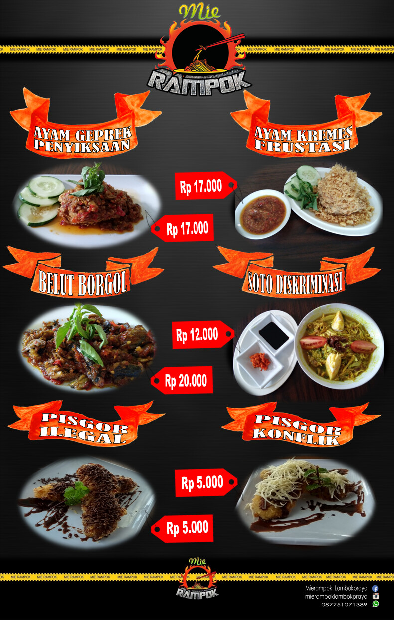 Mie Rampok Lombok Praya