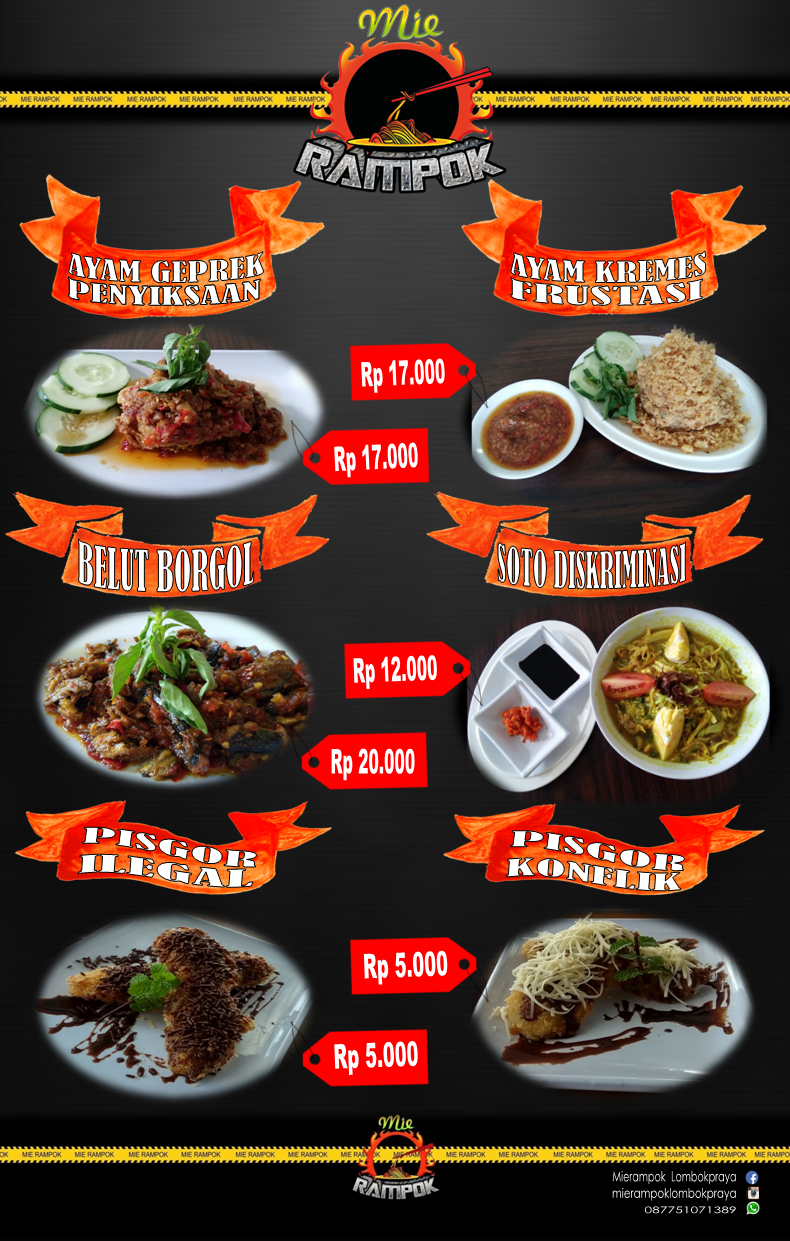 Mie Rampok Lombok Praya