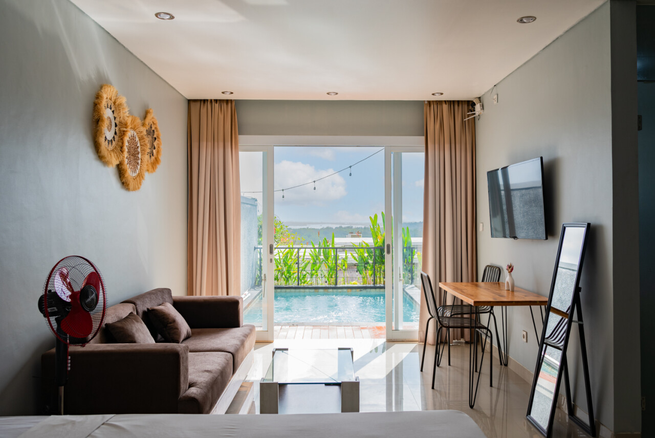 Вилла villa loft paradise Беноа (нуса дуа) 40м² 1 спальня