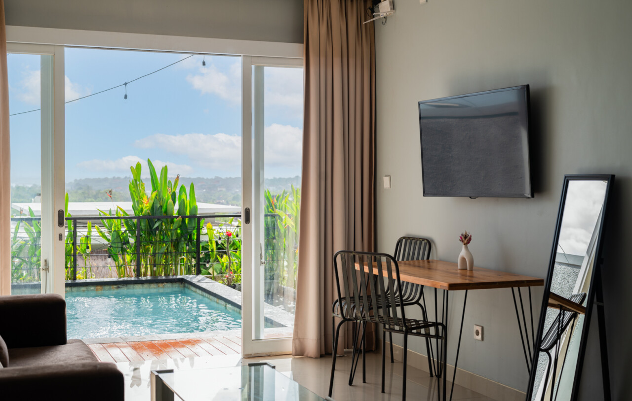 Вилла villa loft paradise Беноа (нуса дуа) 40м² 1 спальня