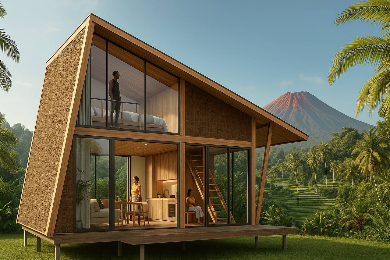 Вилла nomad breath: homes Унгасан 35м² 1 спальня