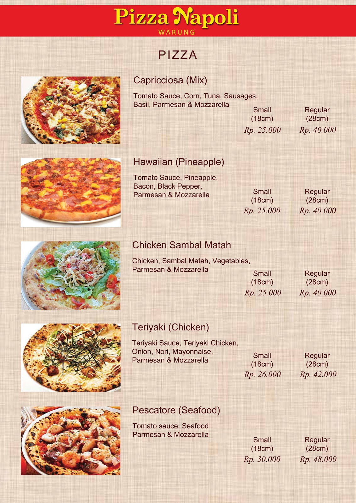 Pizza Napoli