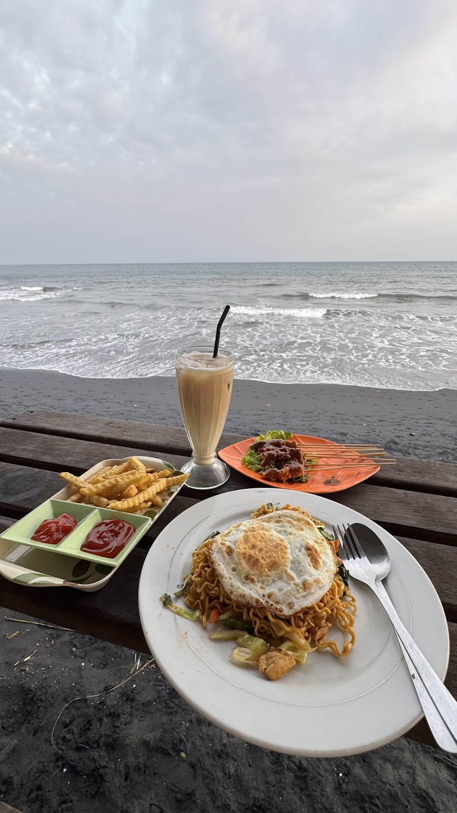 Keramas Surf Camp Restaurant Beach Front
