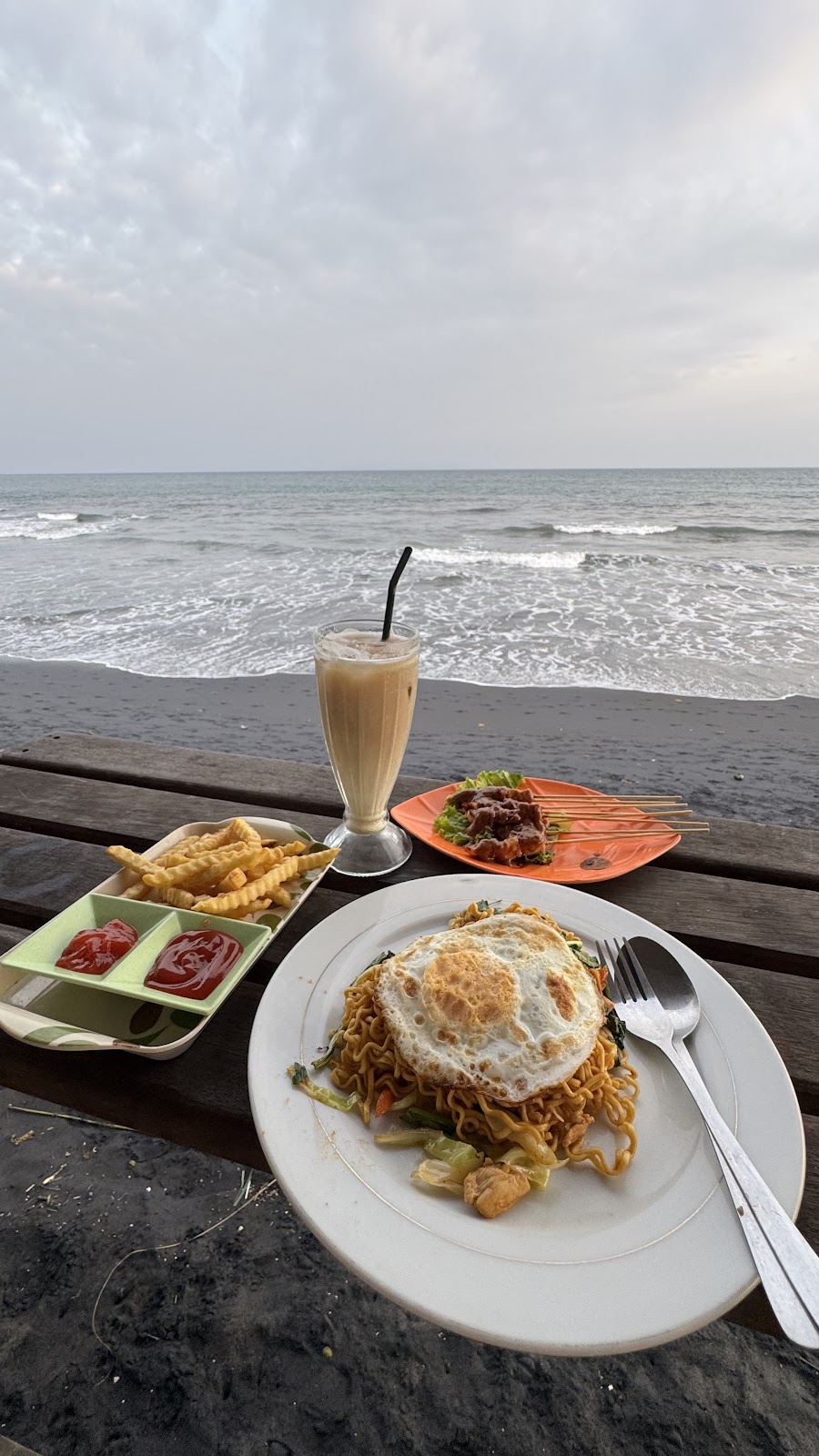 Keramas Surf Camp Restaurant Beach Front