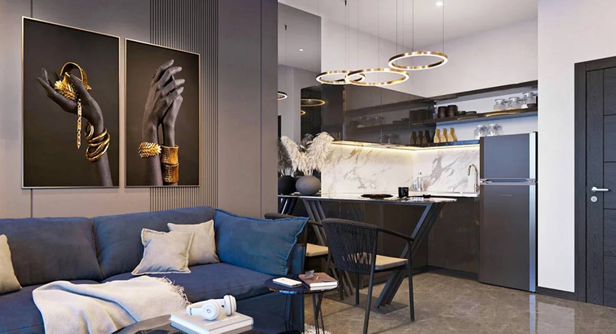 Апартаменты люксовые в умаласе Денпасар 60м² 1 спальня