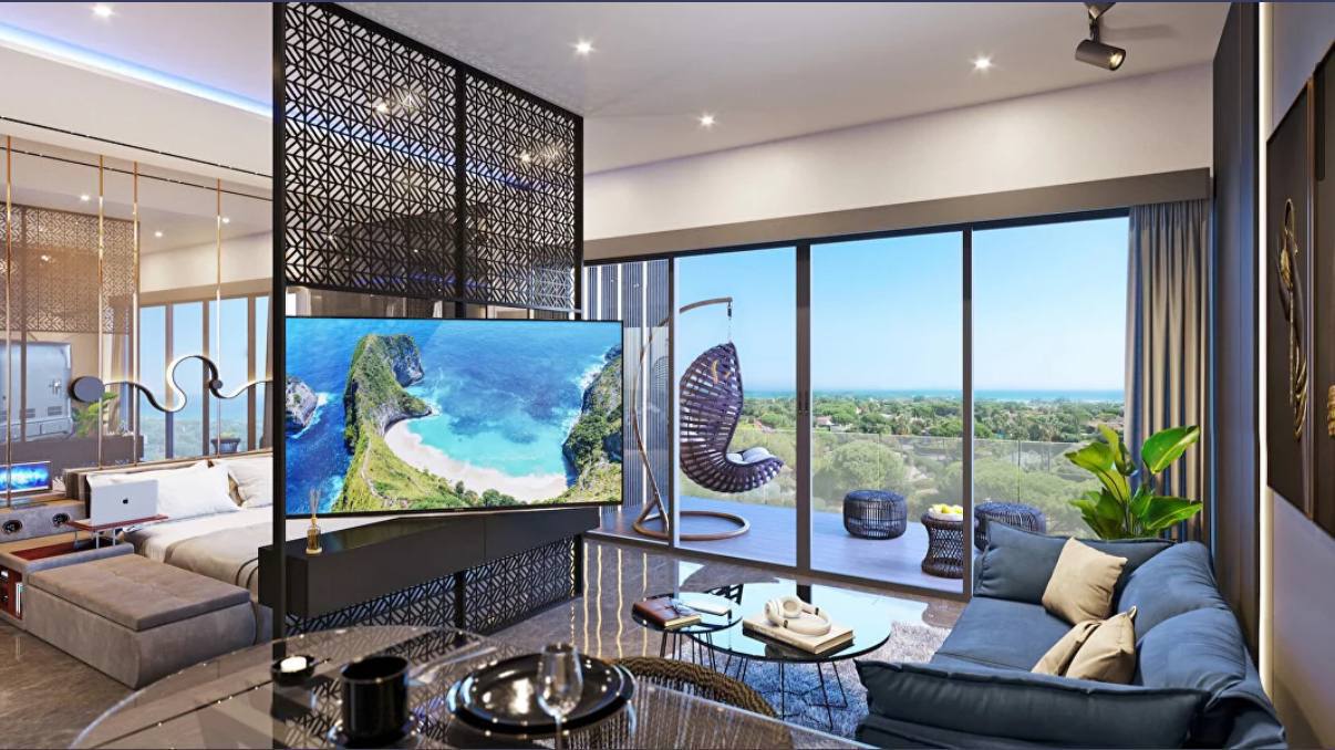 Апартаменты люксовые в умаласе Денпасар 60м² 1 спальня