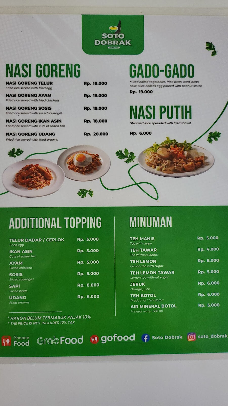 Soto Dobrak | Cabang Nusa Dua