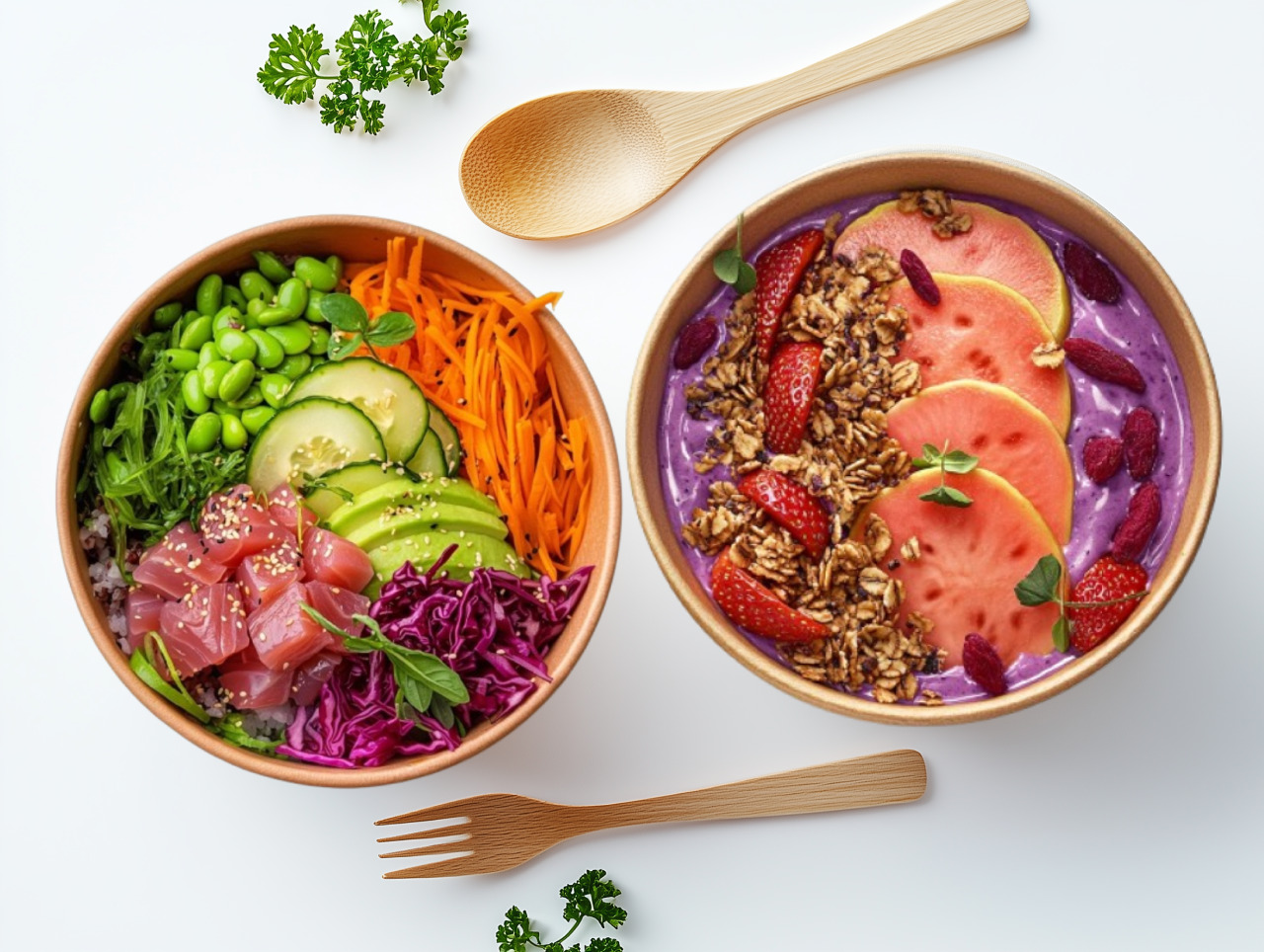 Wakey Wakey | Smoothie bowls & greek yogurt & Poke