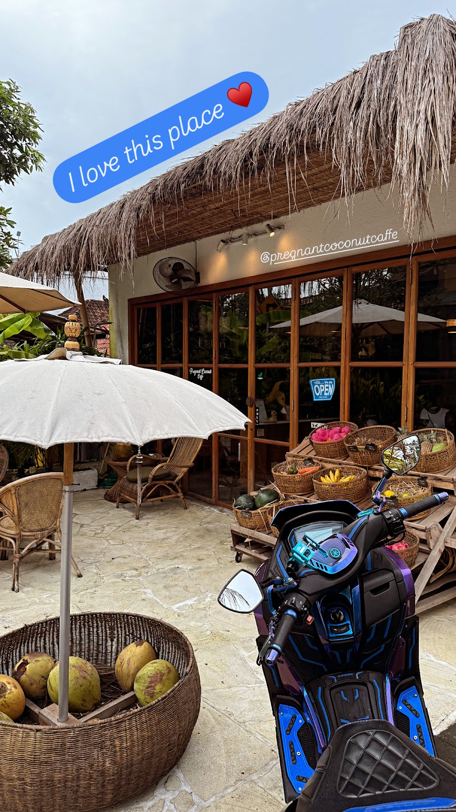 Pregnant Coconut Cafe