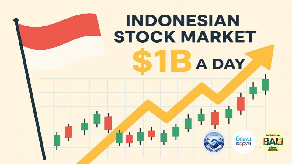 Индонезийская биржа вошла в клуб «$1 млрд в день»