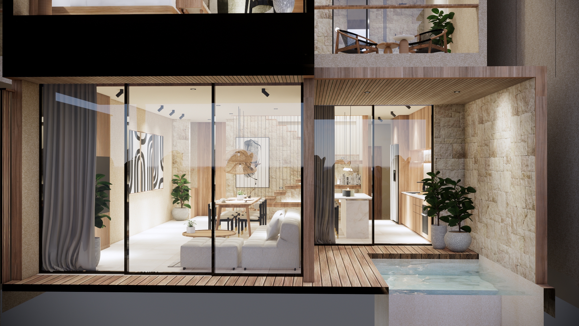 Вилла sanur, riviera esmeralda Санур 280м² 3 спальни