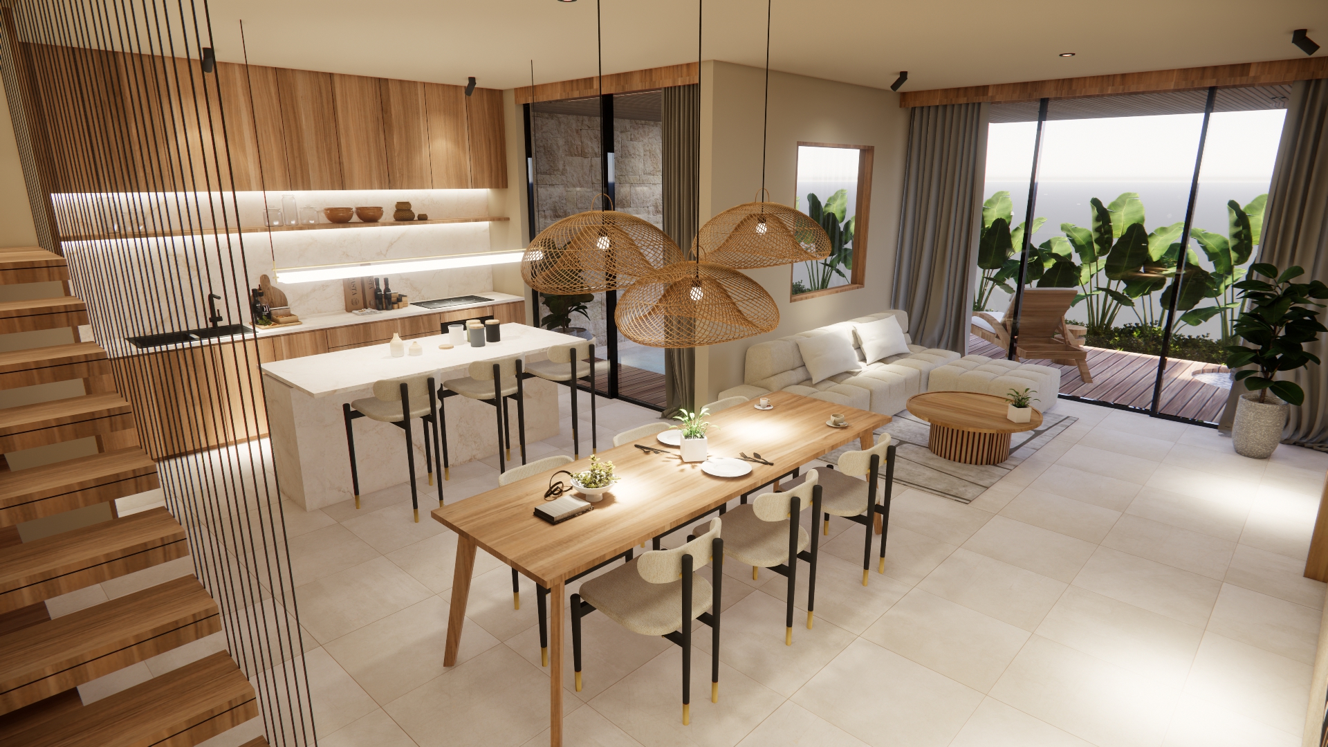 Вилла sanur, riviera esmeralda Санур 280м² 3 спальни