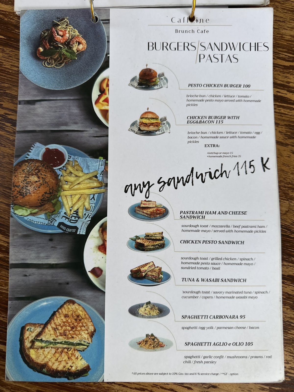 CAFFEINE Brunch Cafe, CANGGU (All day breakfast)