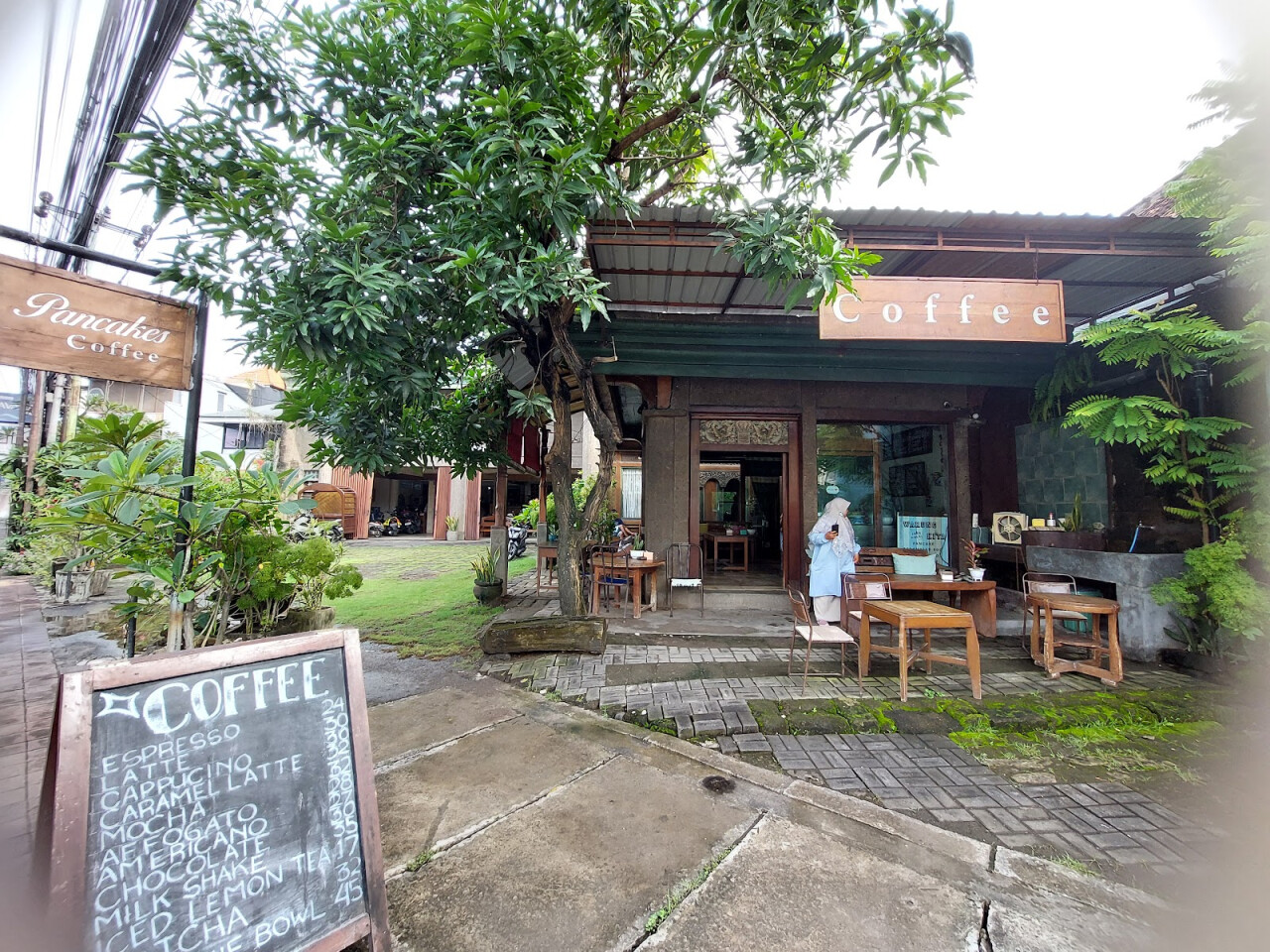 Pancakes coffee cafe