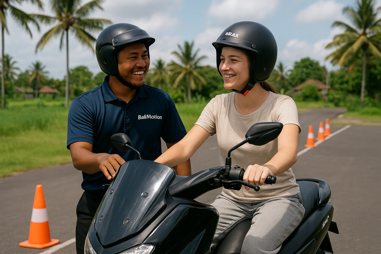 Бесплатный вводный инструктаж по вождению байка от BaliMotion.Pro