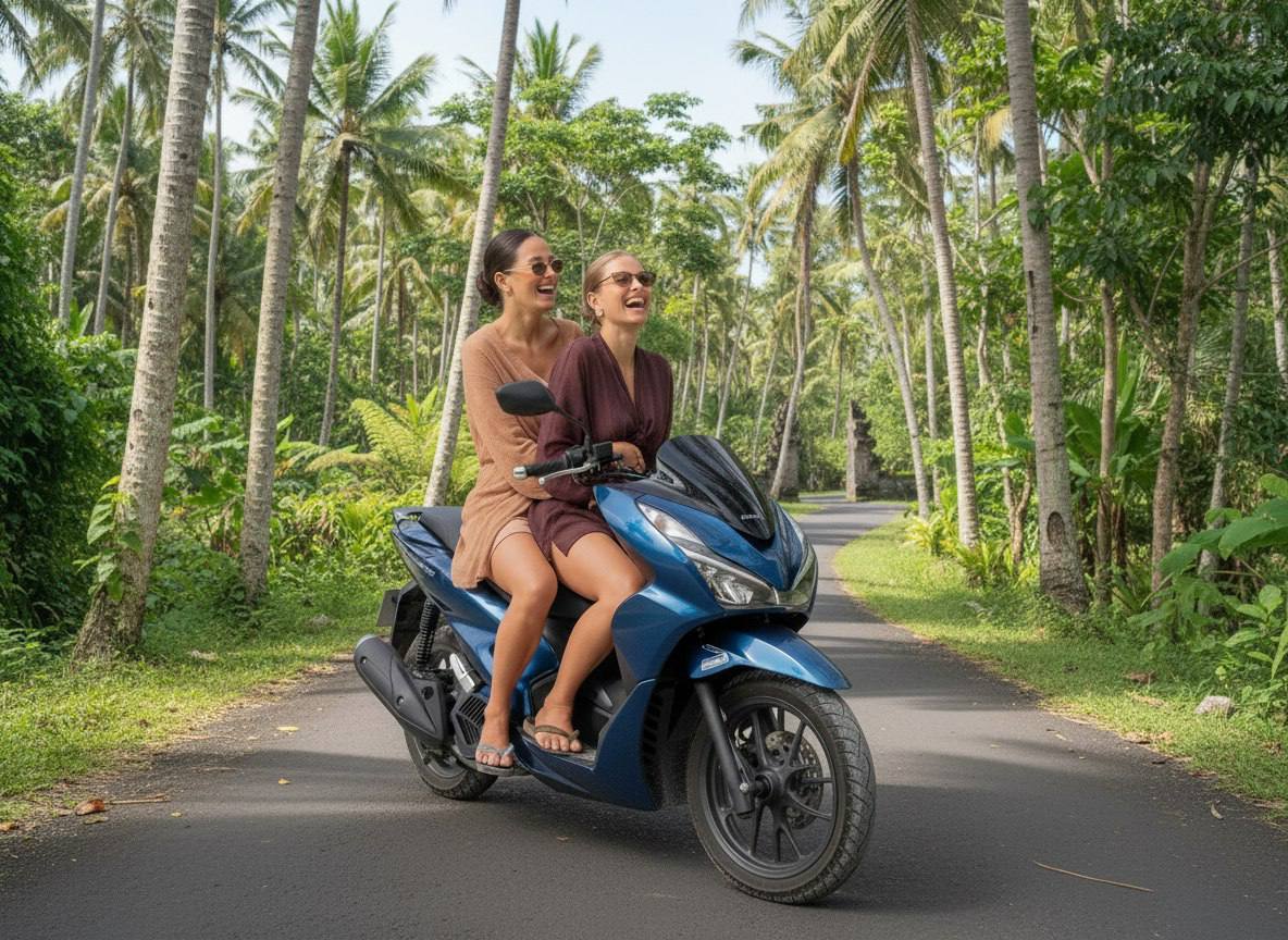 Honda PCX Combi Brake — комфорт и стиль на дорогах Бали