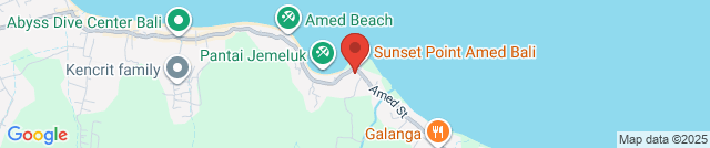 Tropical sunset cafe