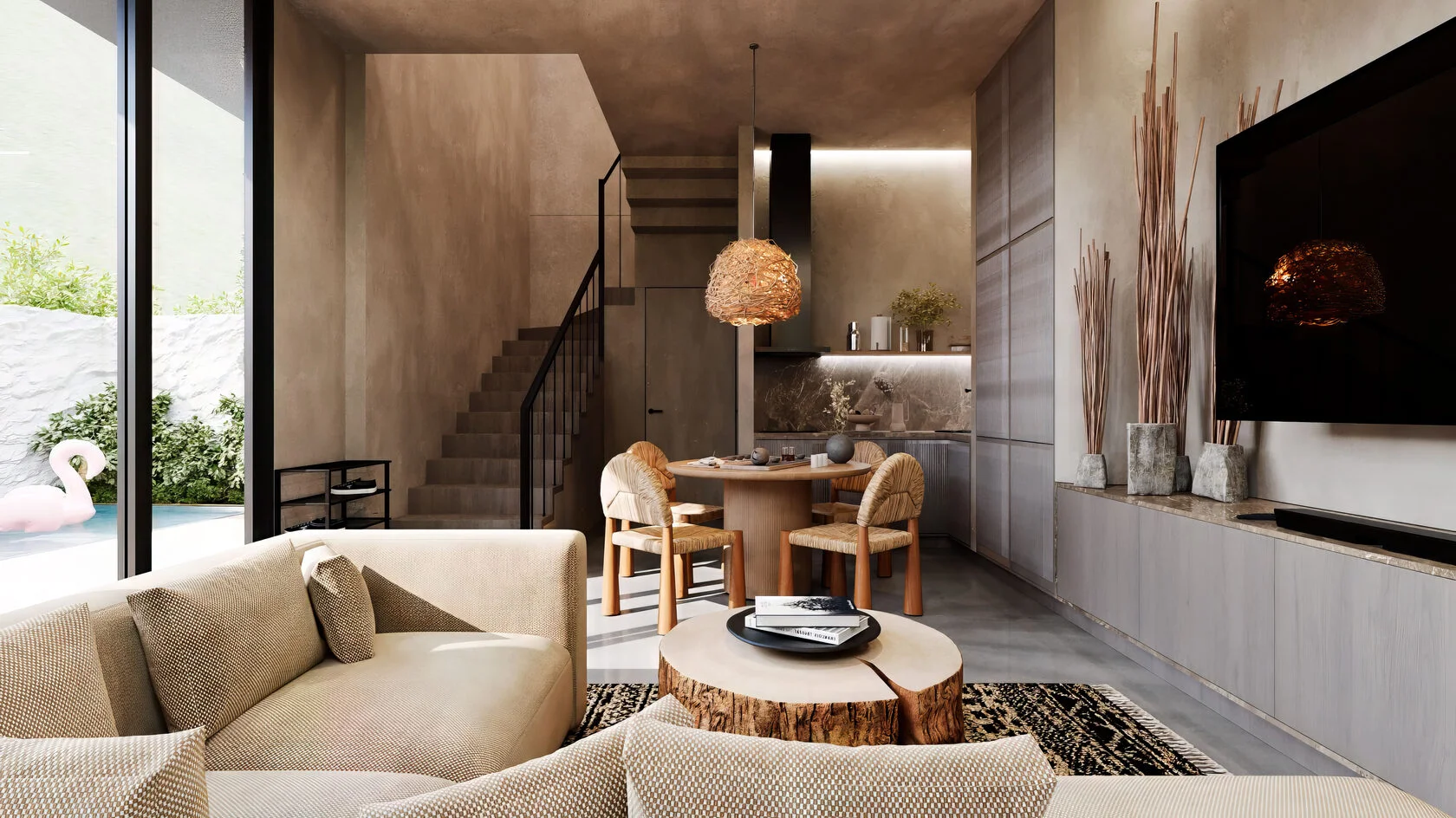 Вилла shima river park Чангу 80м² 1 спальня