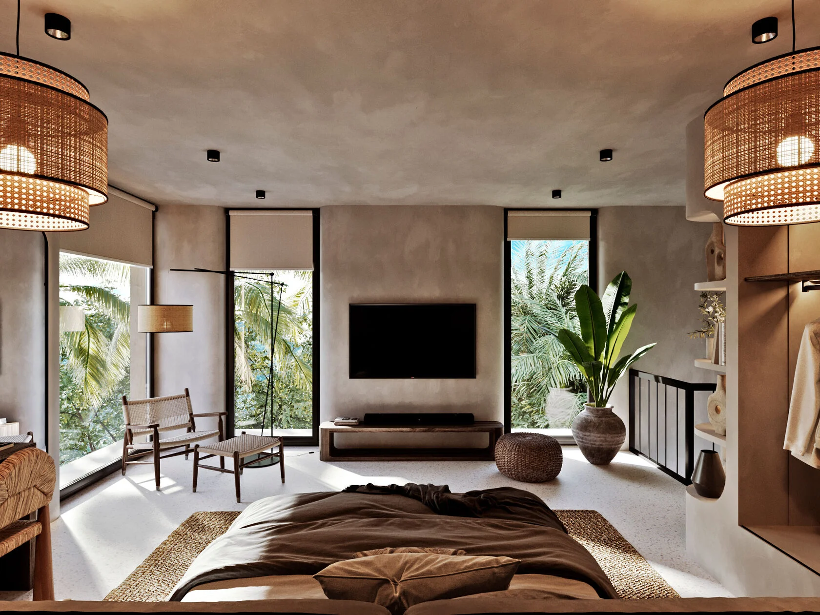 Вилла shima river park Чангу 80м² 1 спальня