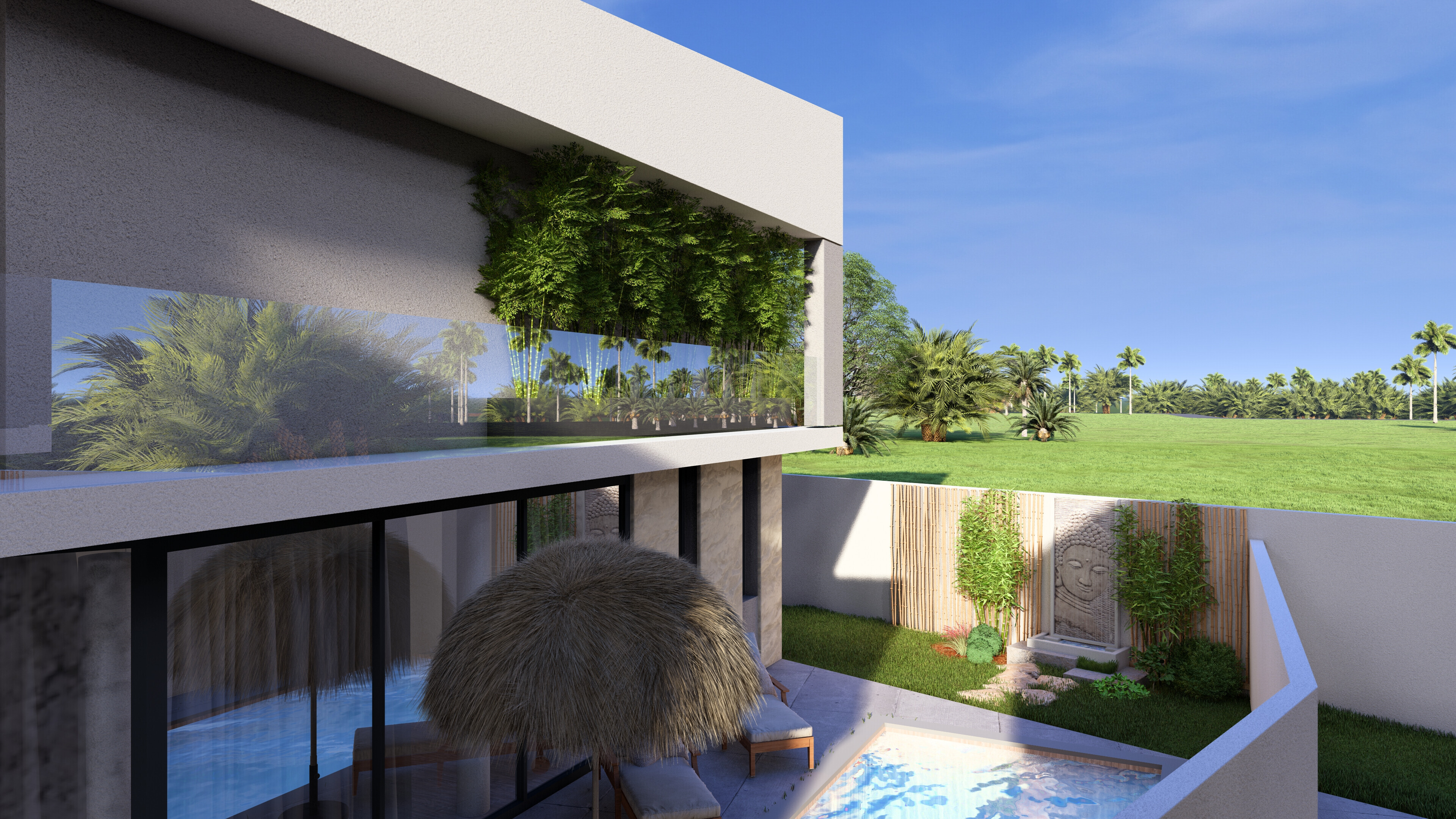 Вилла shima river park Чангу 80м² 1 спальня