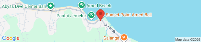 Tropical sunset cafe