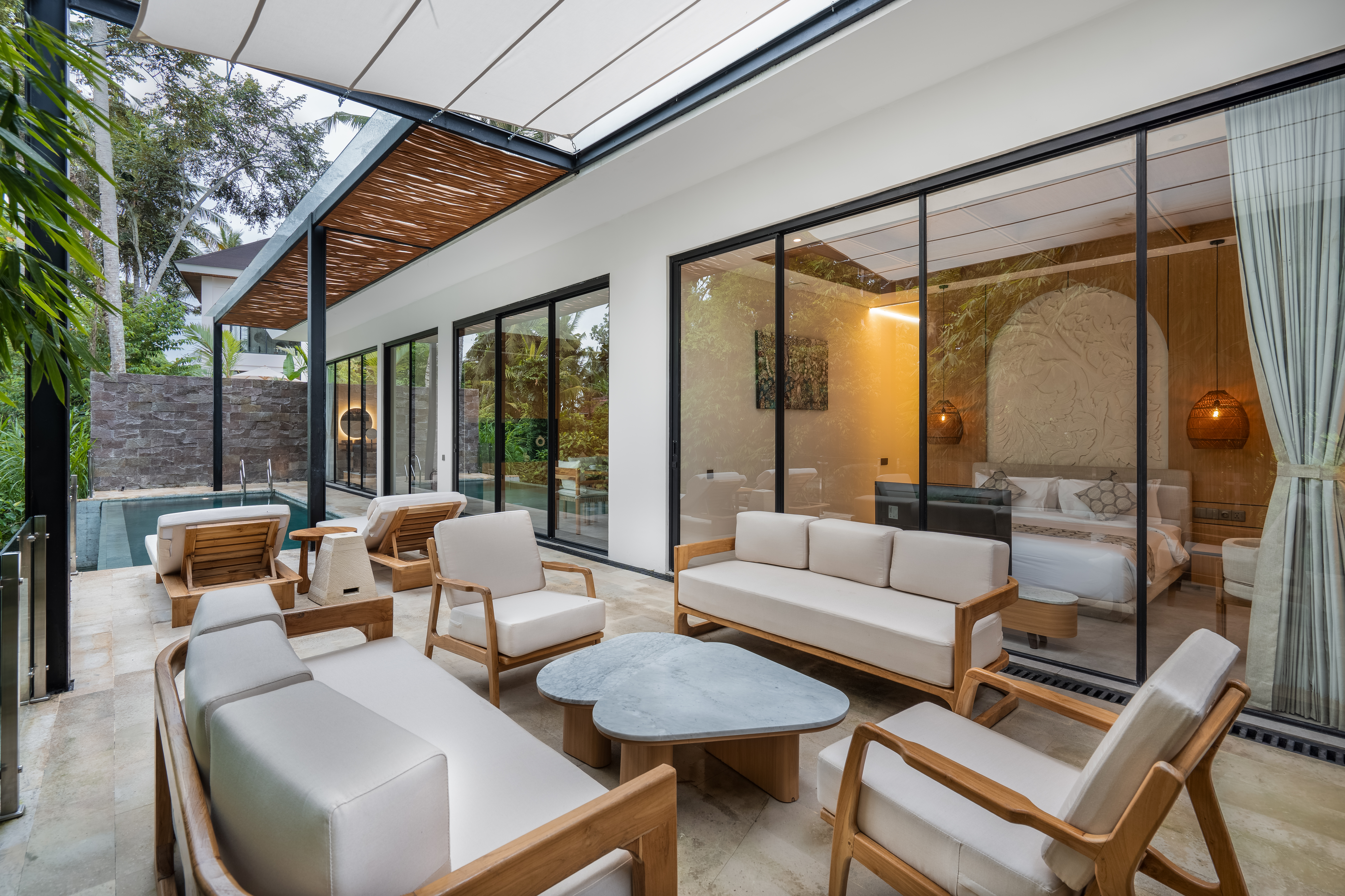 Вилла вилла на 2 спальни с бассейном и кухней | убуд Ubud 98м² 2 спальни