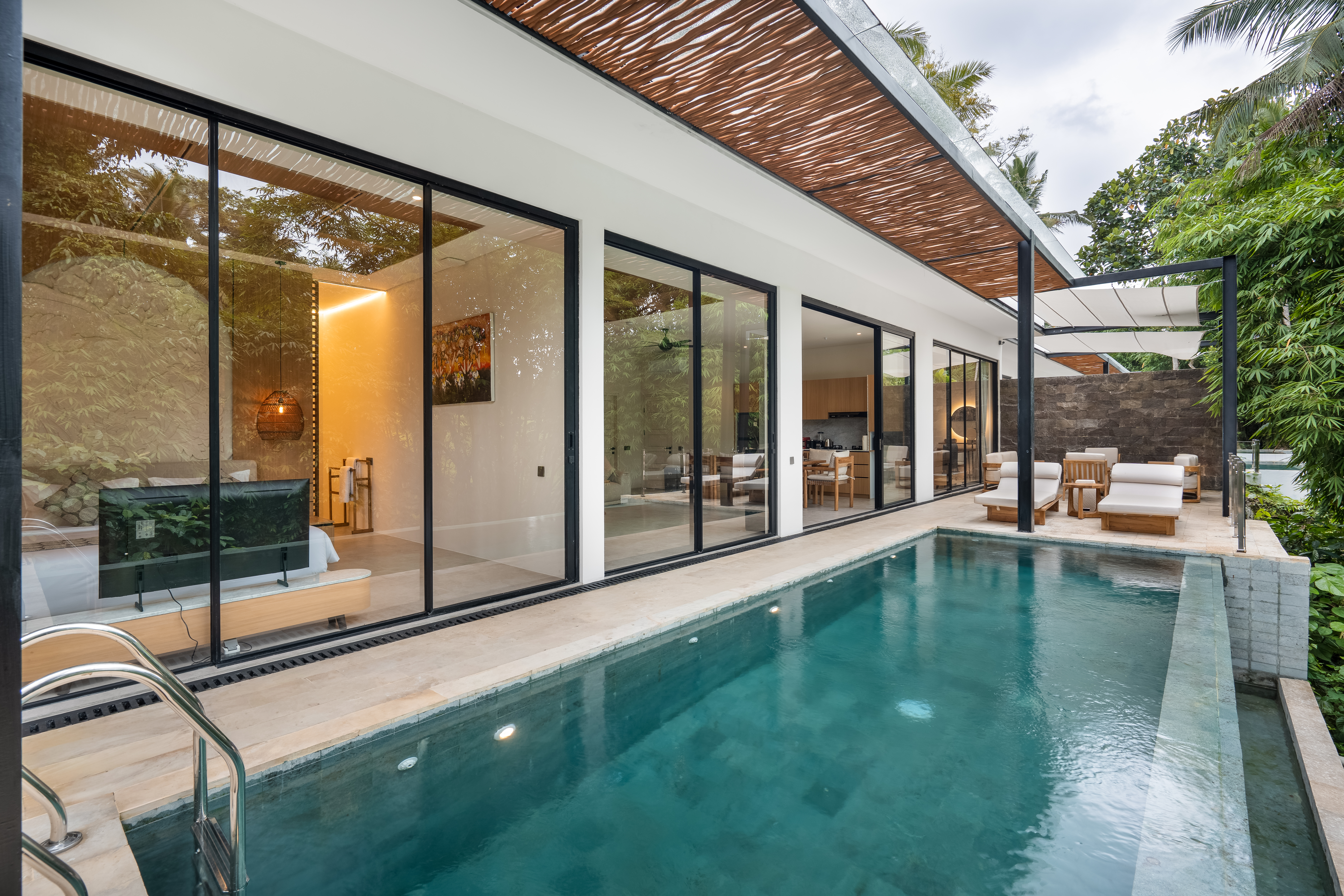 Вилла вилла на 2 спальни с бассейном и кухней | убуд Ubud 98м² 2 спальни