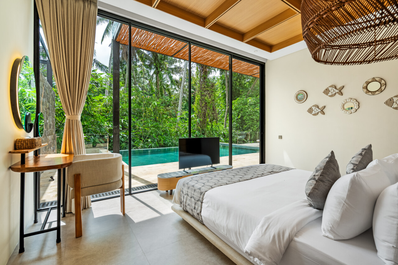 Вилла вилла на 2 спальни с бассейном (40 м²) и террасой Ubud 98м² 2 спальни