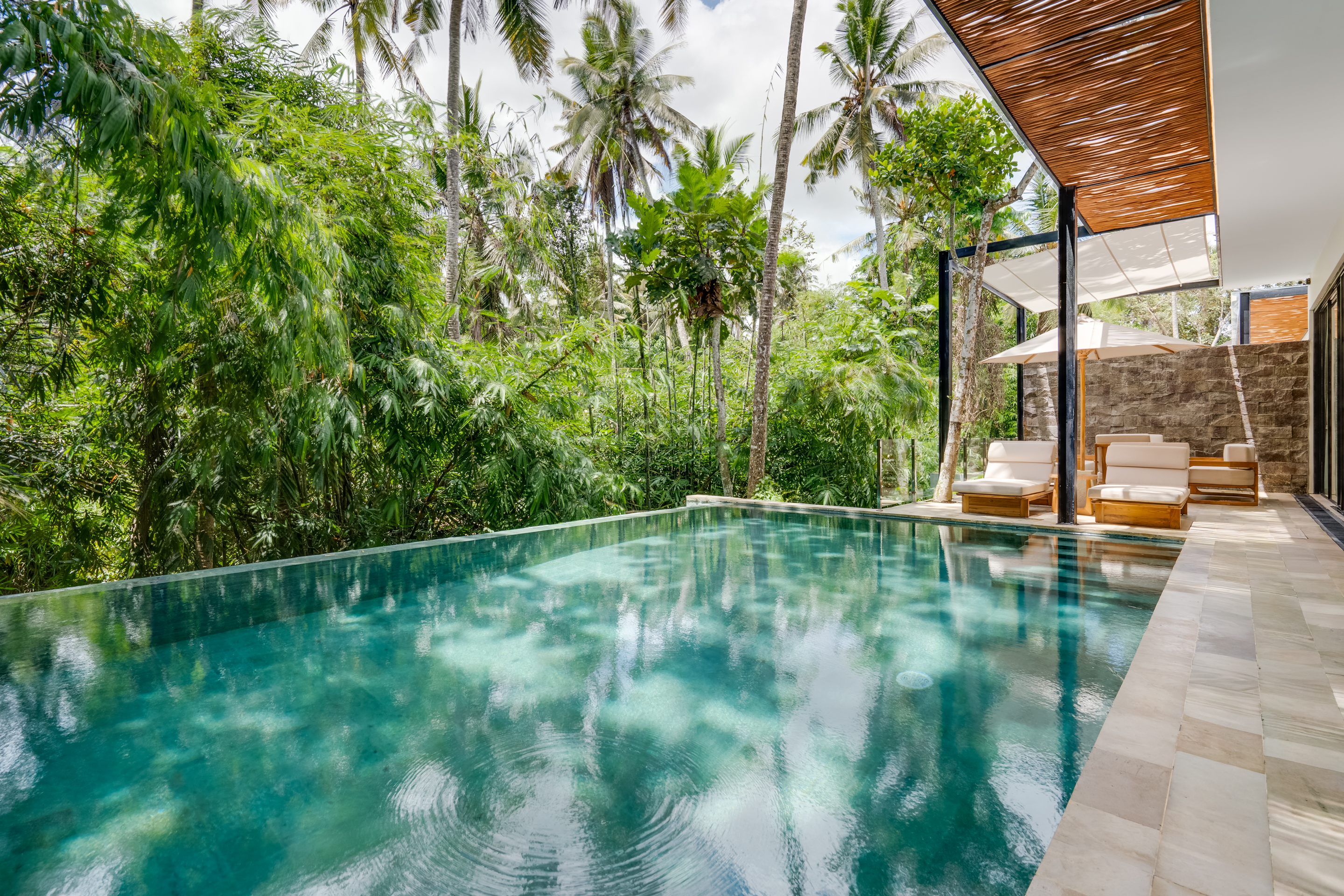 Вилла 2-спальная вилла с бассейном 27 м² и кухней | убуд Ubud 121м² 2 спальни