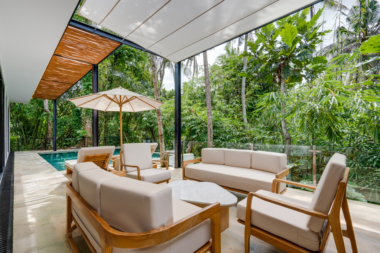 Вилла 2-спальная вилла с бассейном 27 м² и кухней | убуд Ubud 121м² 2 спальни