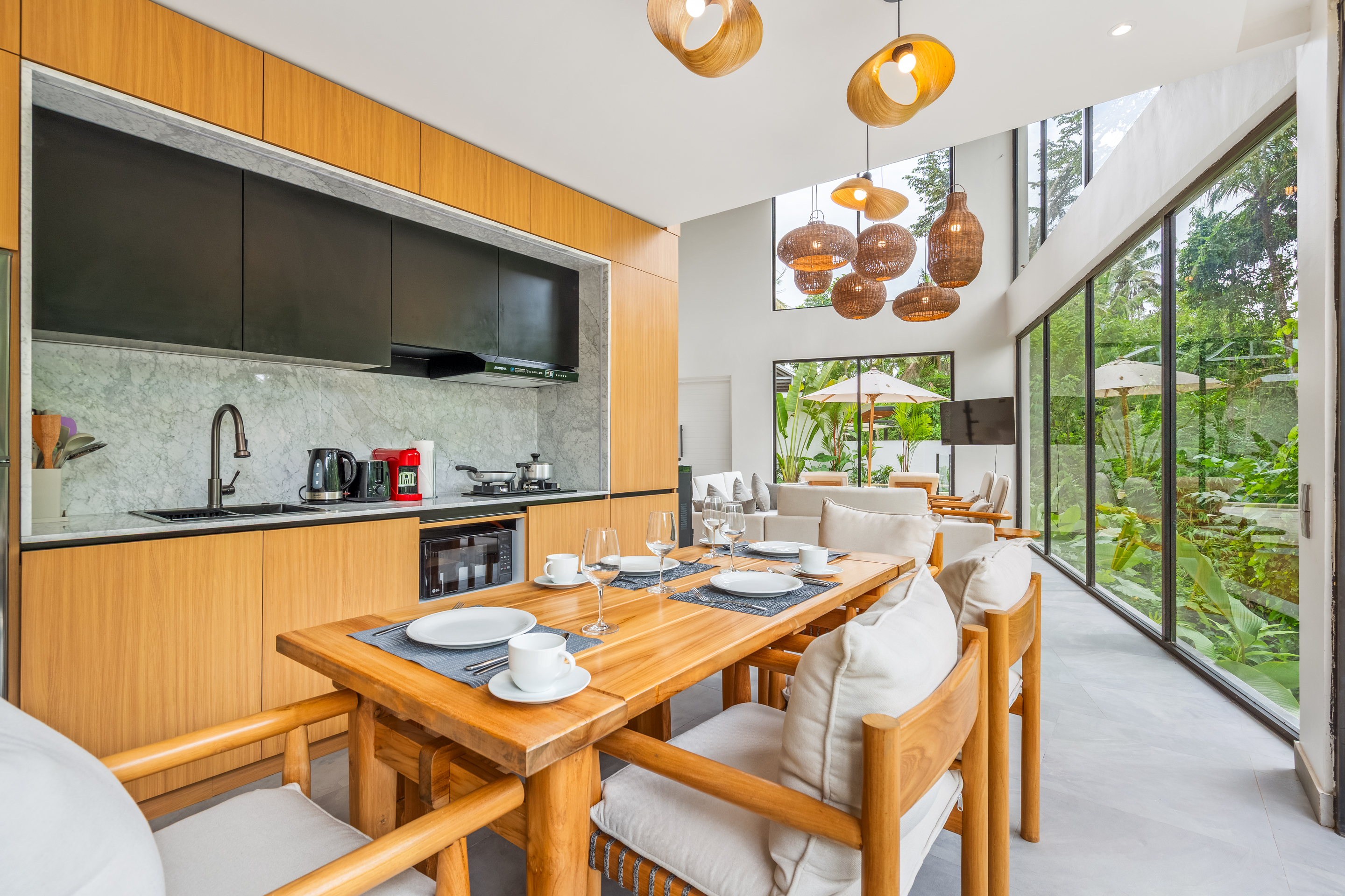 Вилла 2-спальная вилла с бассейном и террасой | убуд Ubud 121м² 2 спальни