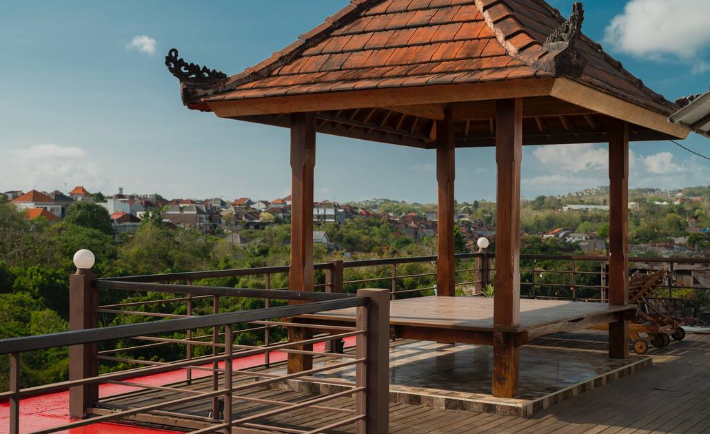 Вилла с видовым руфтопом в nusa dua Унгасан 3 спальни