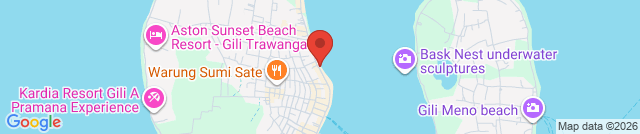 Северо-восточный пляж на Гили Траванган