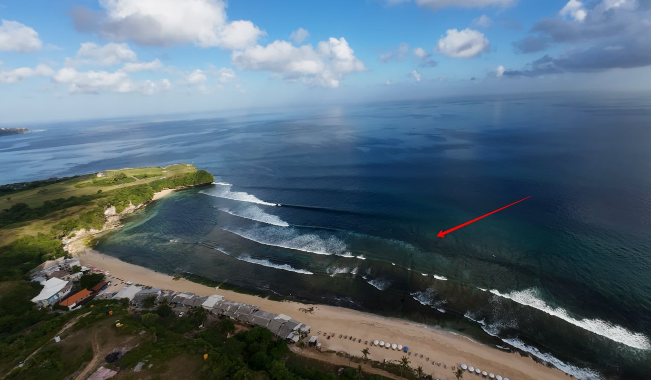 Серф спот Баланган