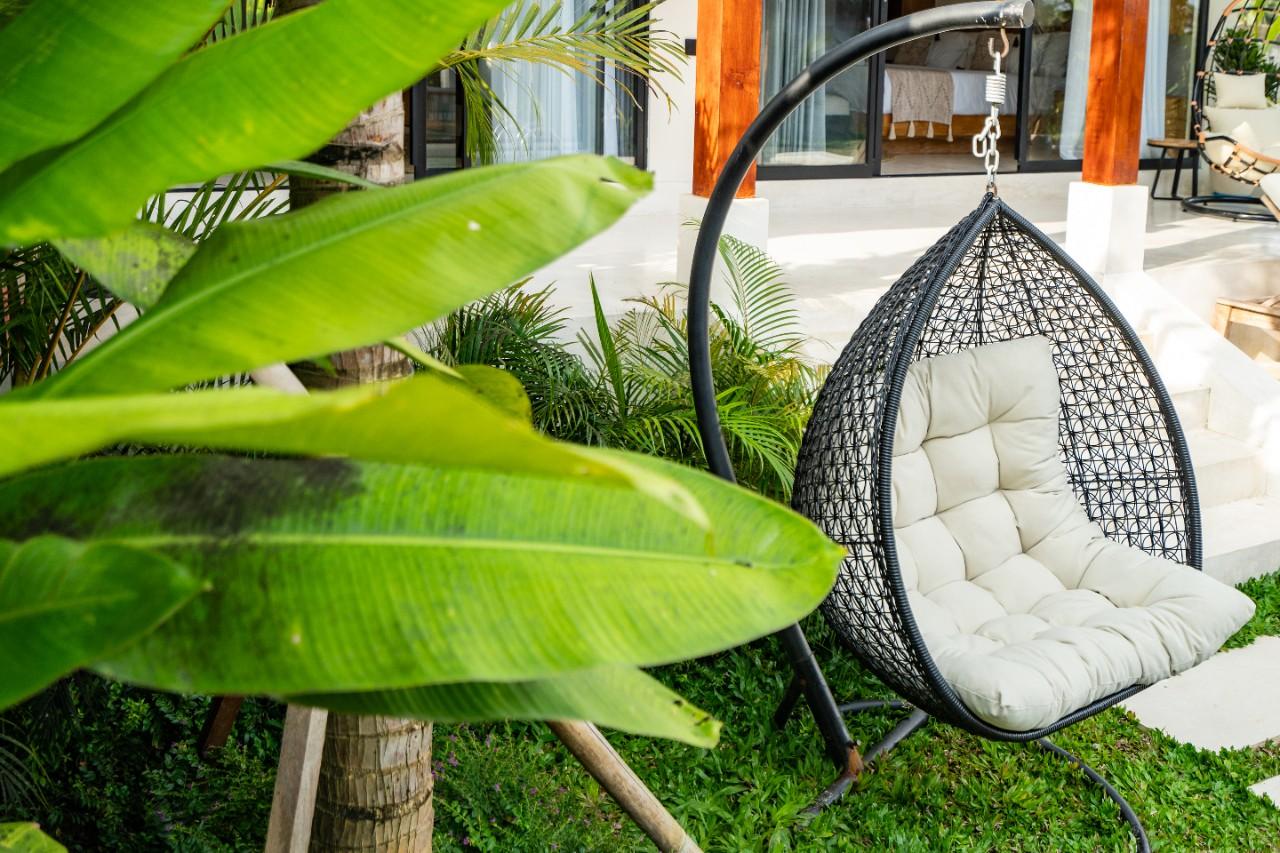 Вилла среди рисовых полей Тегалаланг 101м² 2 спальни