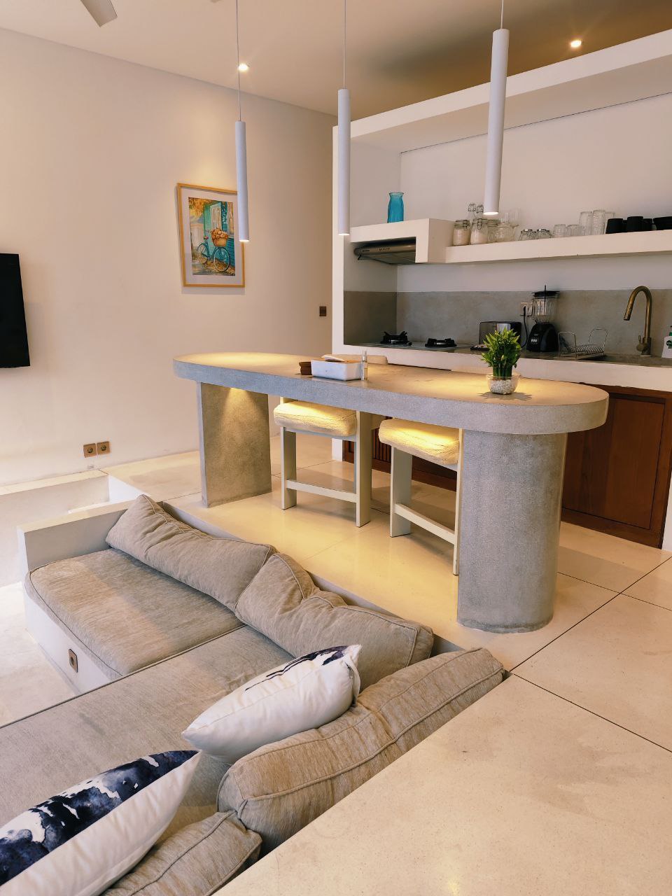 Апартаменты уютные Чангу 63м² 1 спальня