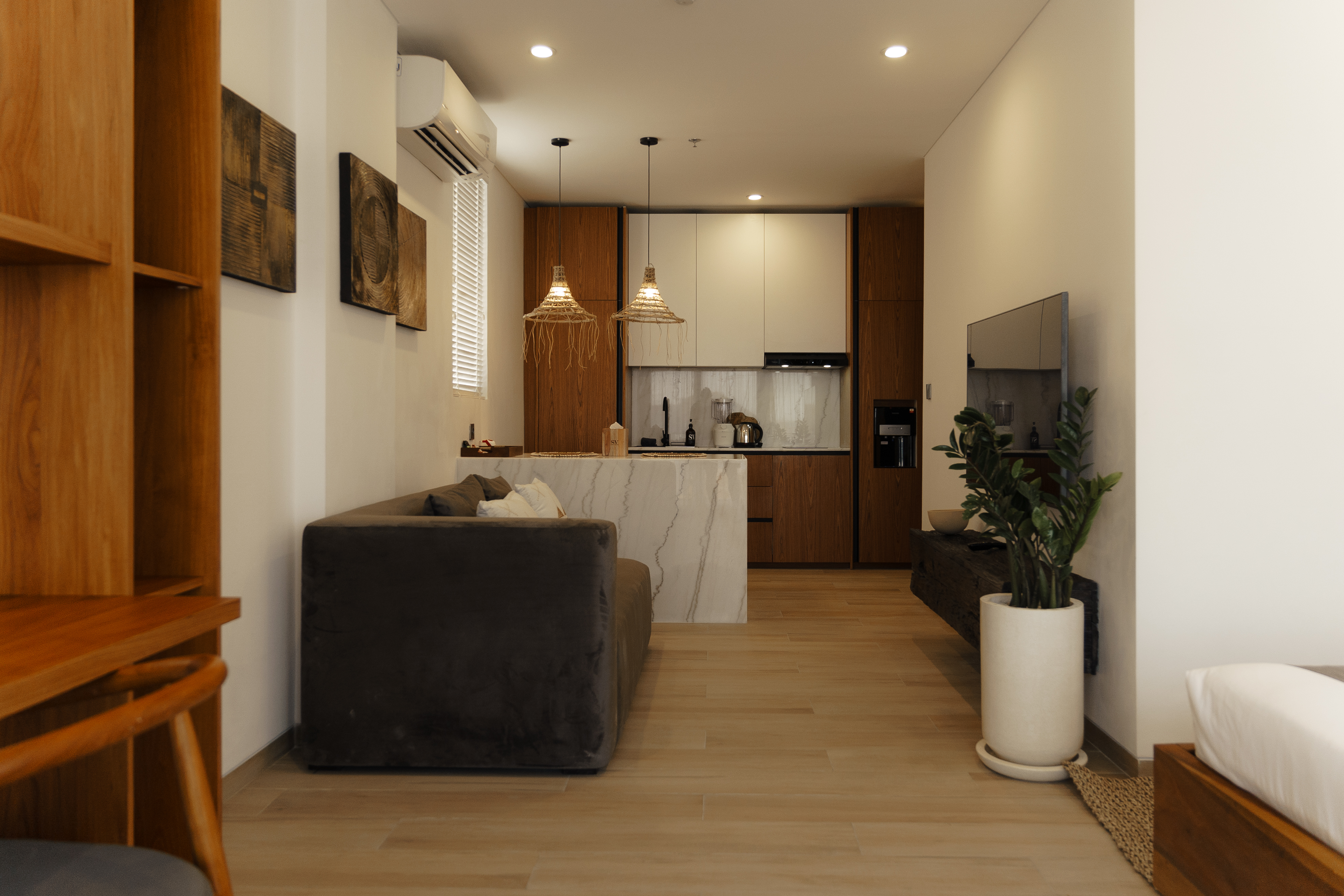 Апартаменты sunny apart two Чангу 40м² 1 спальня