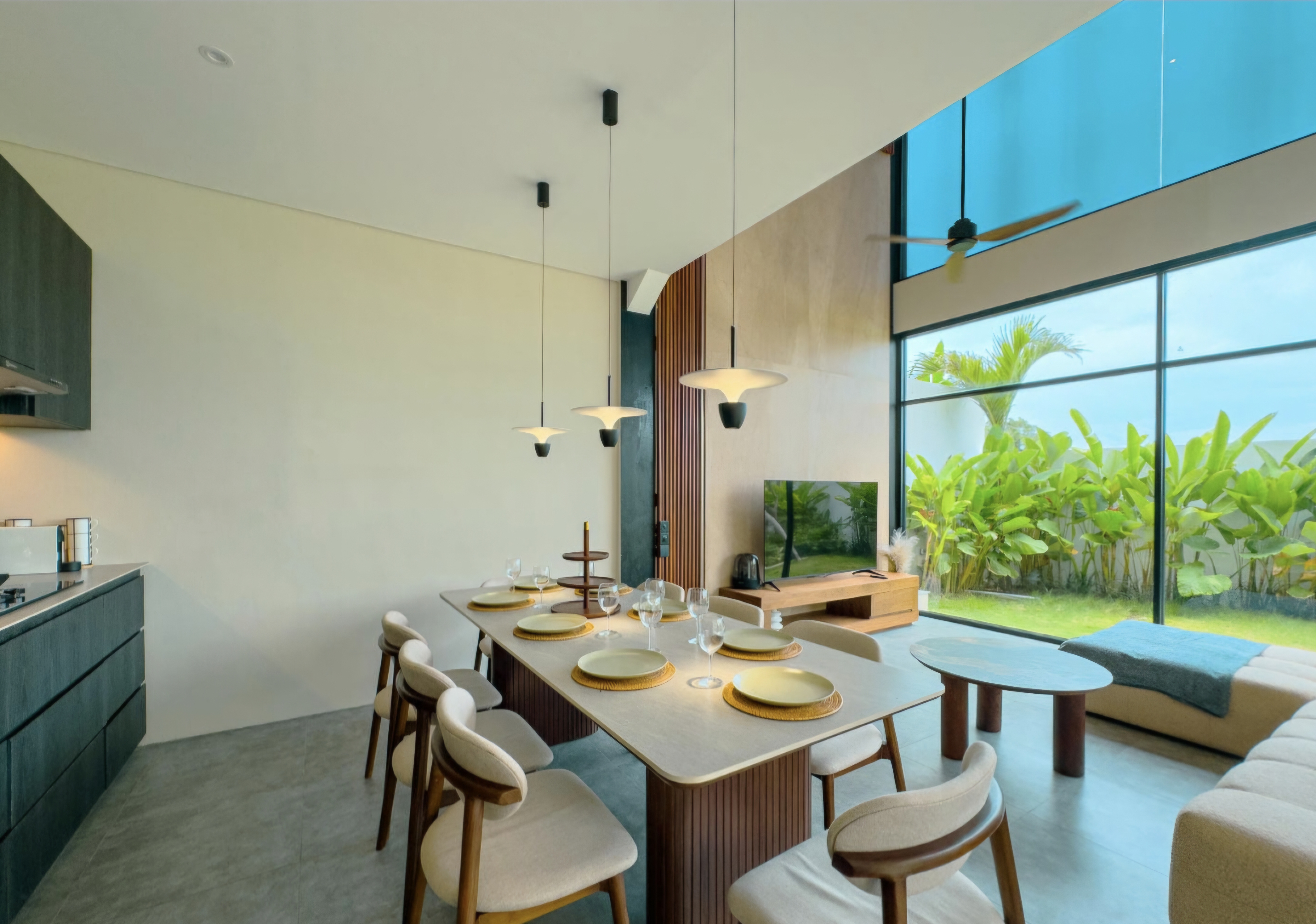 Вилла новая вилла/ вид на океан/джакузи и rooftop Чангу 488м² 4 и более спален