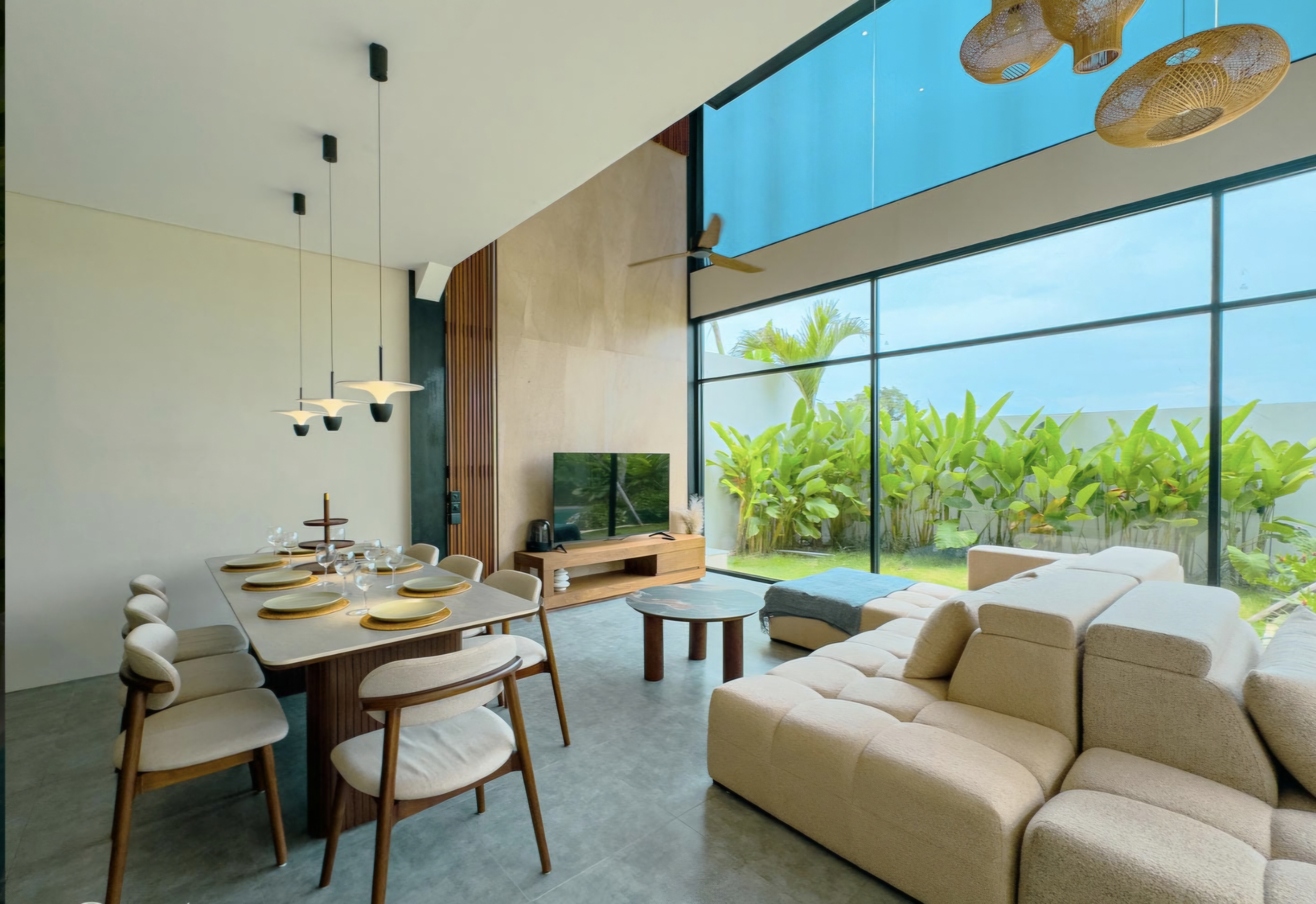 Вилла новая вилла/ вид на океан/джакузи и rooftop Чангу 488м² 4 и более спален