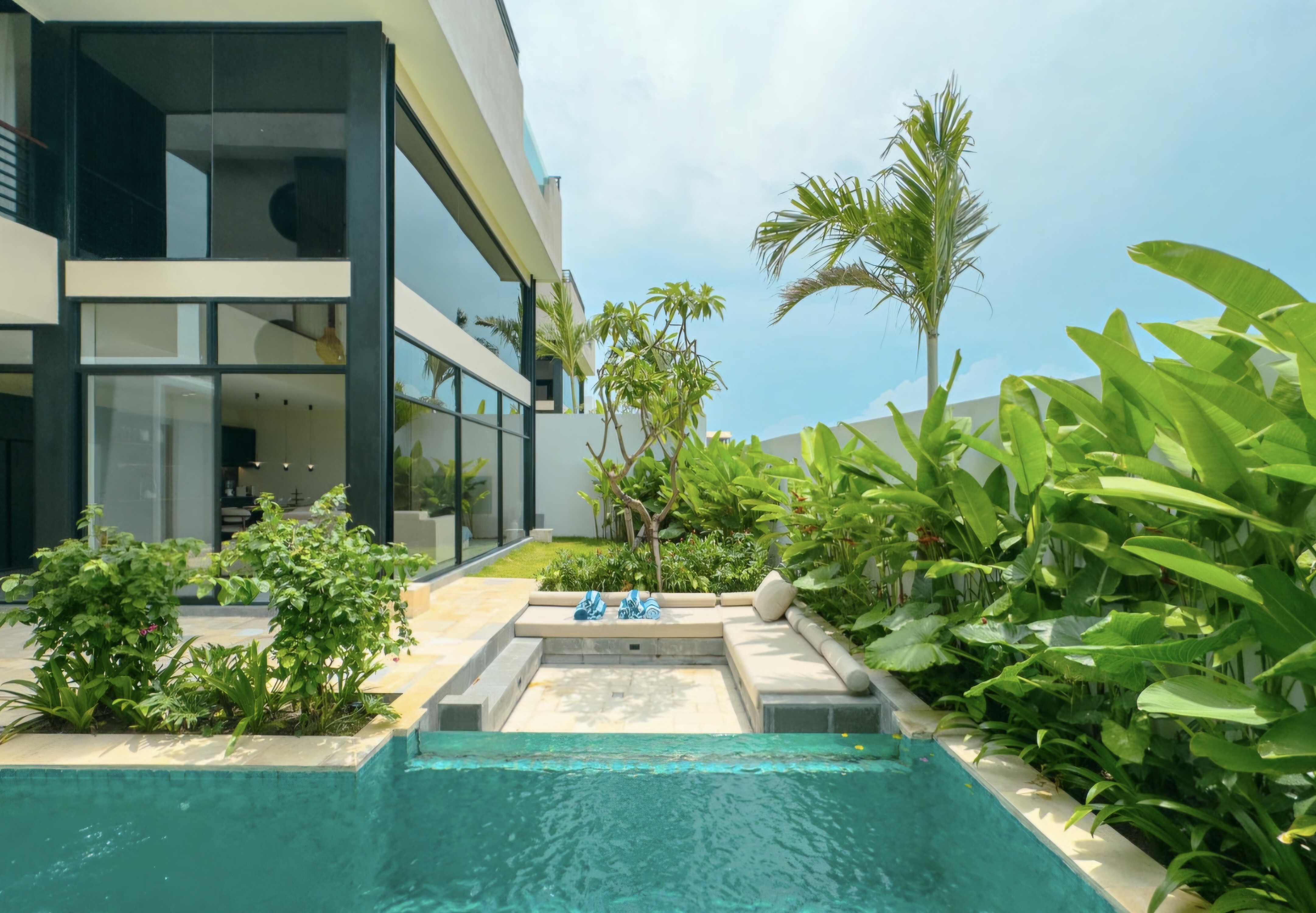 Вилла новая вилла/ вид на океан/джакузи и rooftop Чангу 488м² 4 и более спален