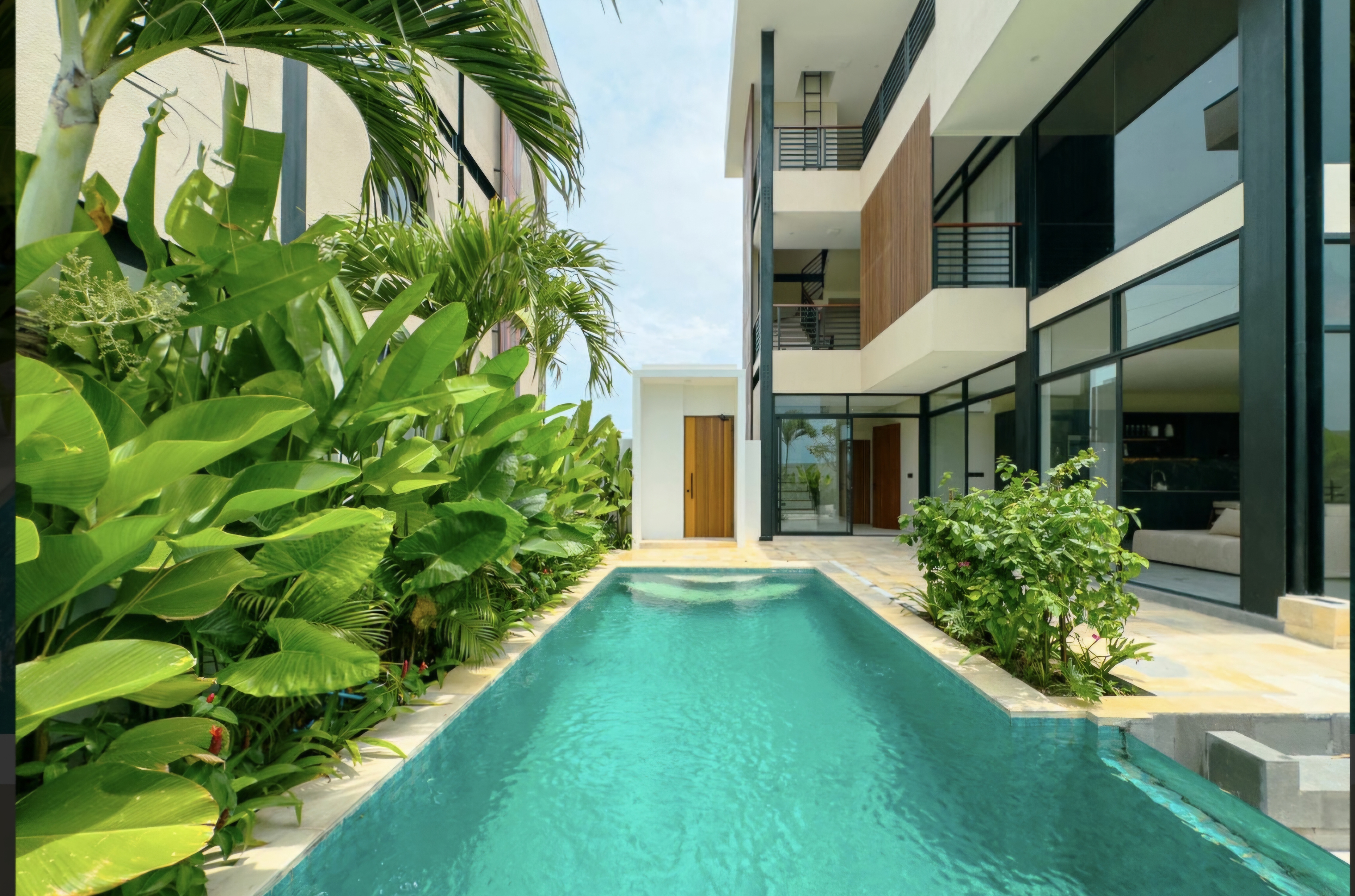 Вилла новая вилла/ вид на океан/джакузи и rooftop Чангу 488м² 4 и более спален