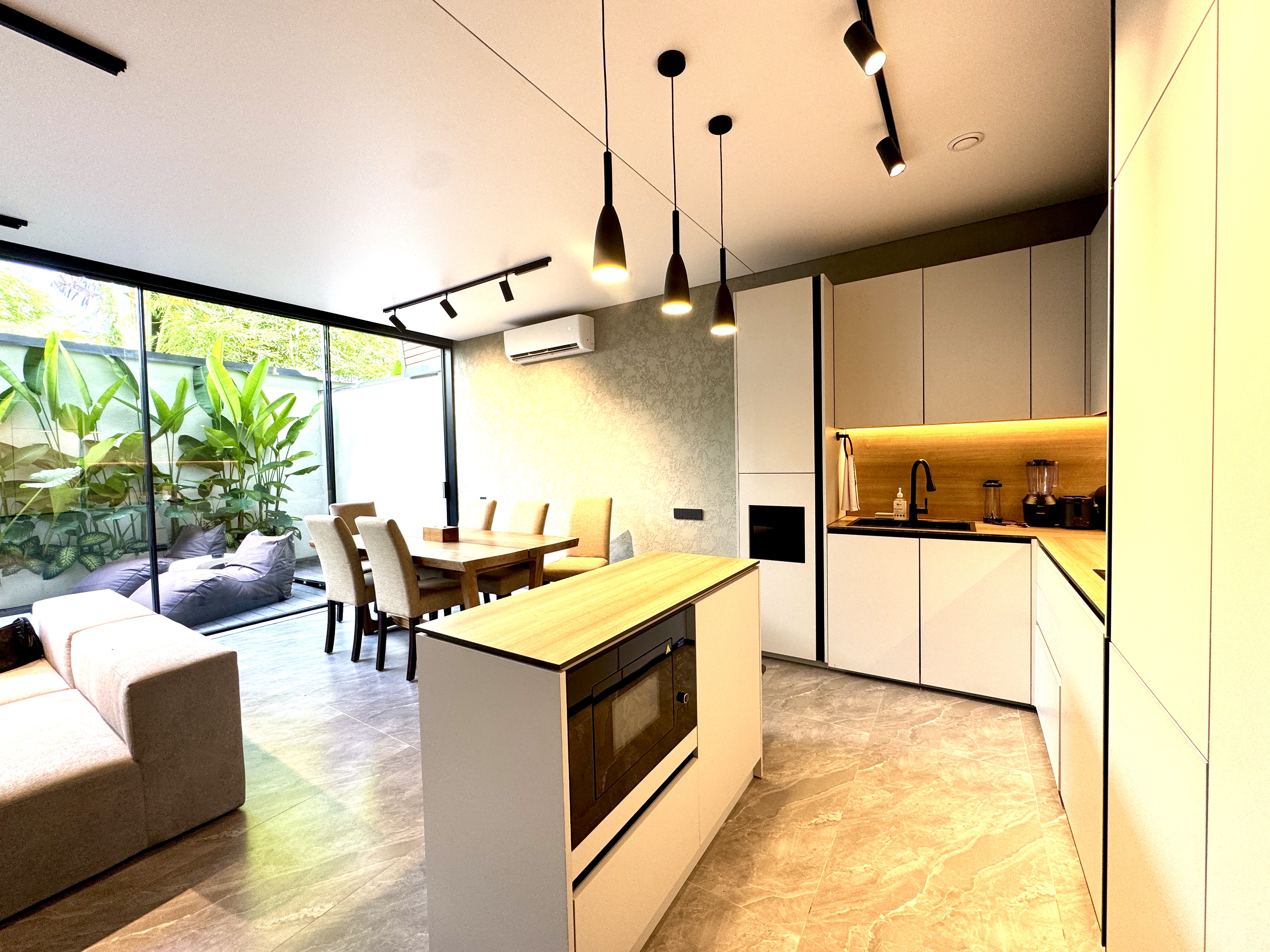 Таунхаус luxury loft таунхаус 2br — умалас, бали Керобокан 120м² 2 спальни