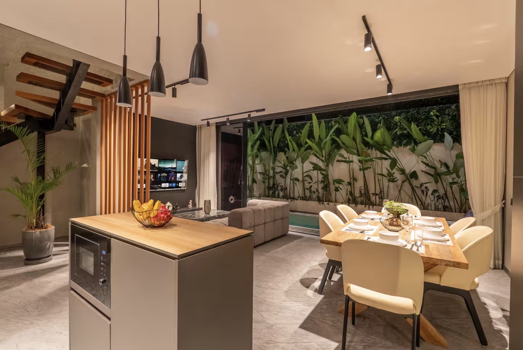 Таунхаус luxury loft таунхаус 2br — умалас, бали Керобокан 120м² 2 спальни