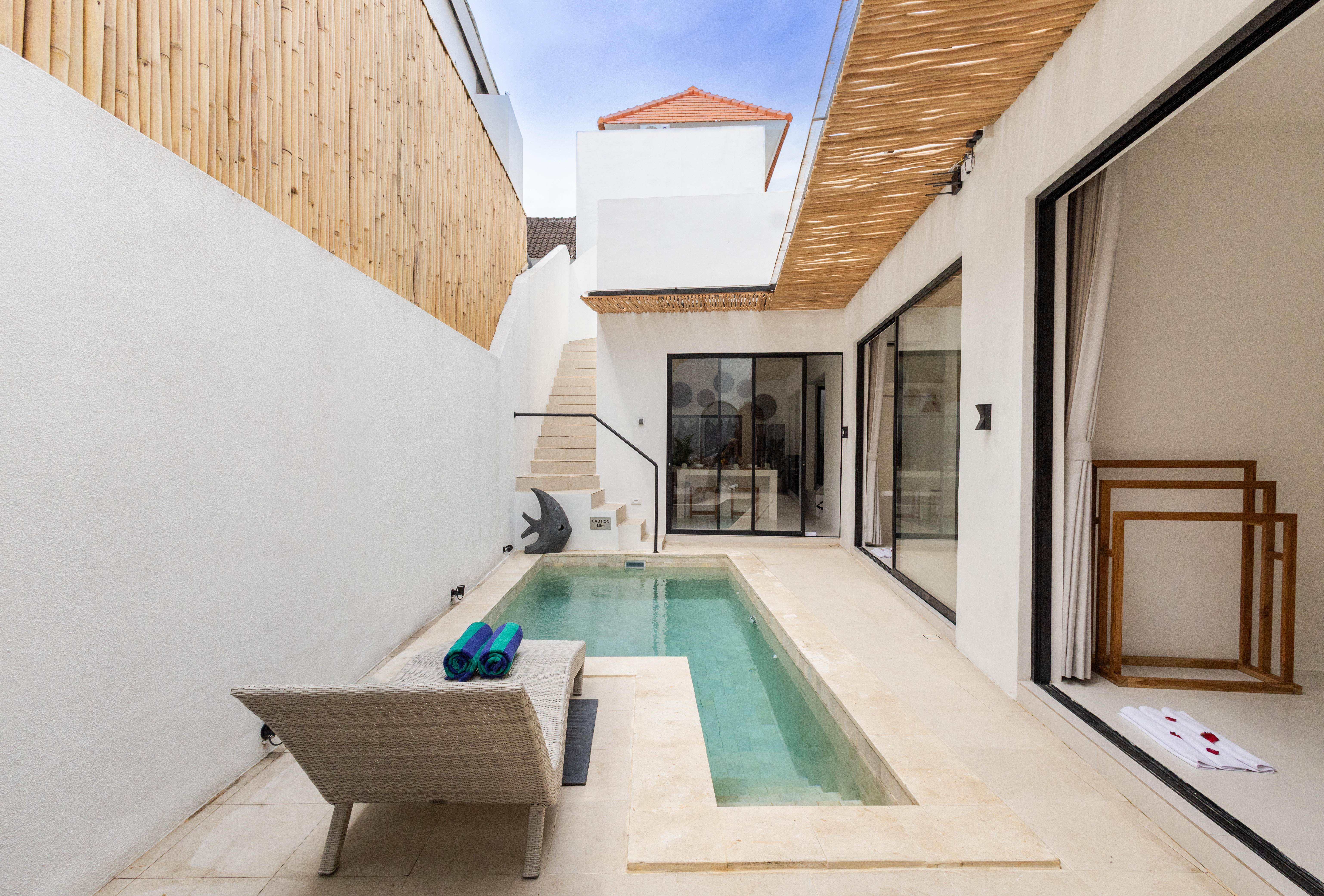 Вилла современная вилла 2br с бассейном и руфтопом Чангу 90м² 2 спальни