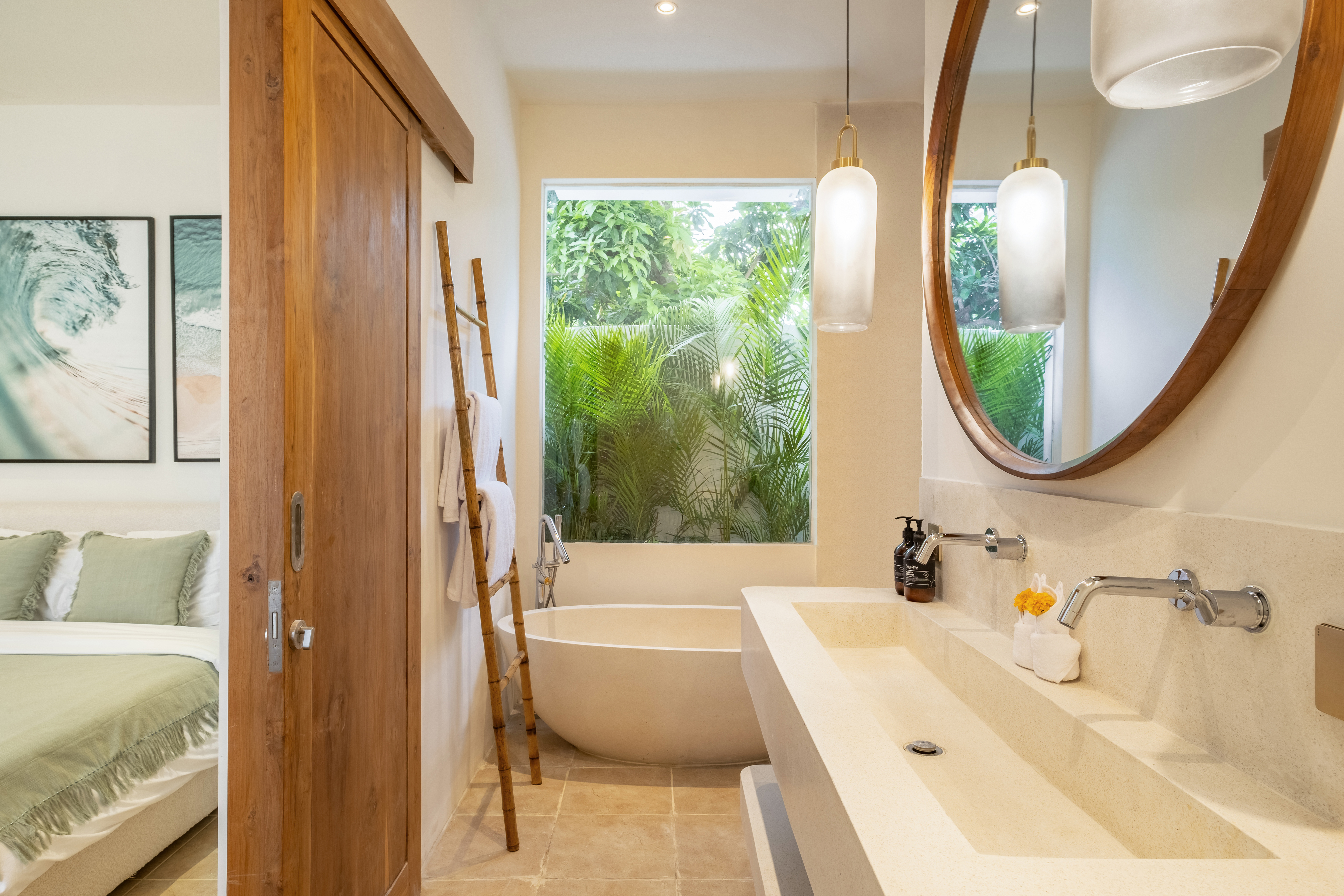 Вилла современная вилла 2br с бассейном| лучшая цена Чангу 65м² 2 спальни